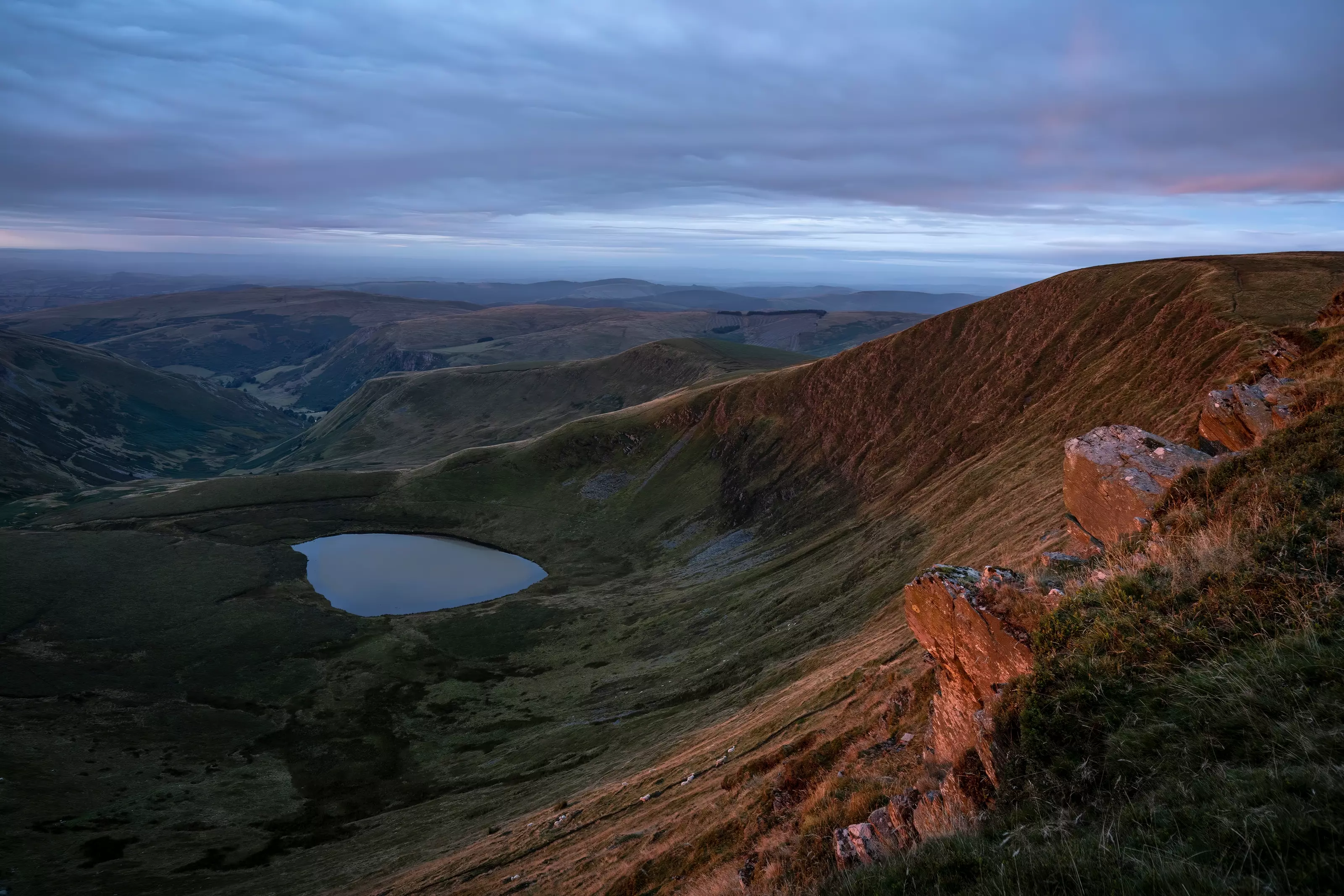 The Berwyn Mountains in northeast Wales are perfect for nature lovers.