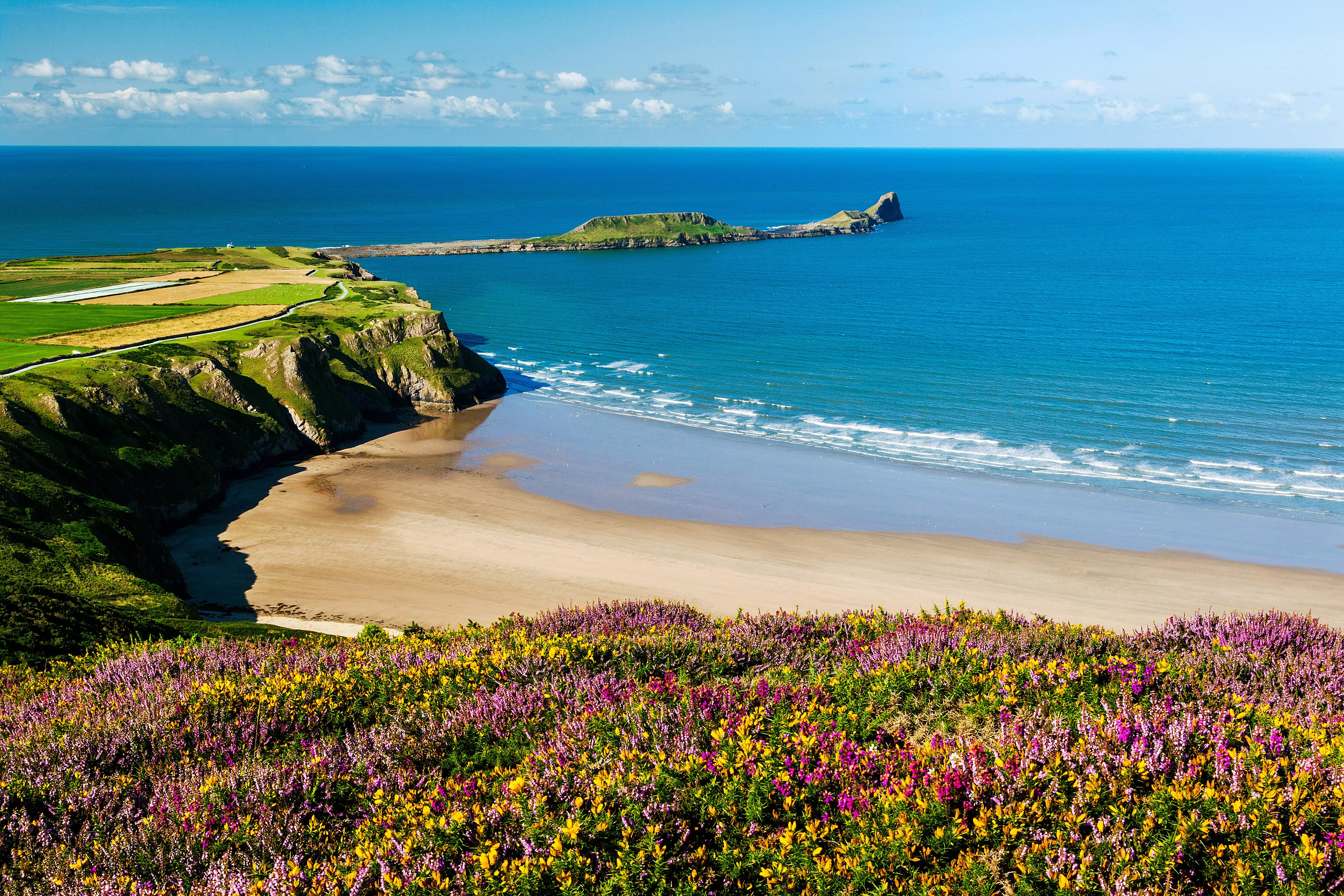The Gower Peninsula in southern Wales is home to some of the country's most fantastic scenery.