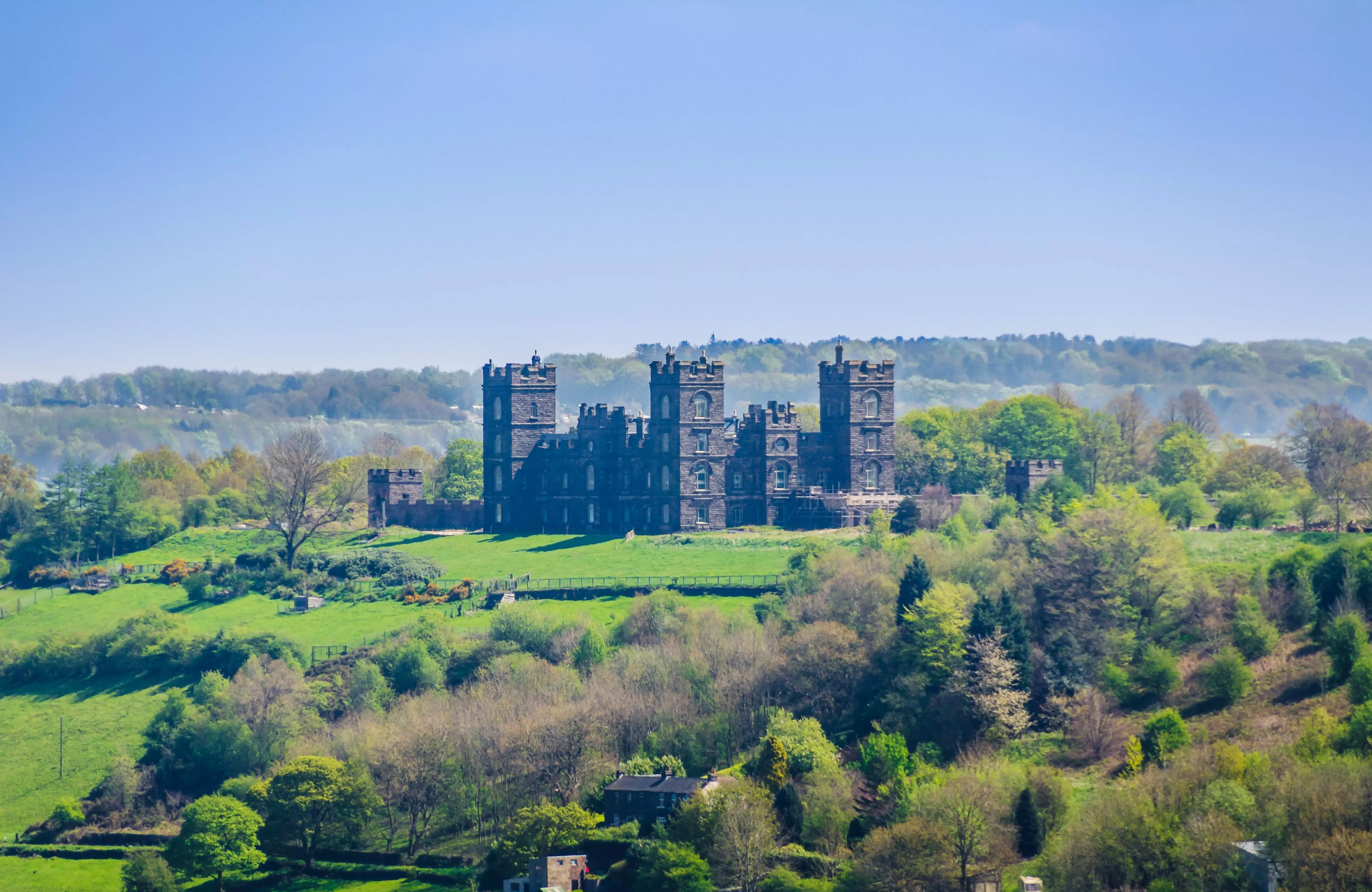 Sweeping views over Matlock Bath, Derbyshire, showcase the very best of the UK from the Heights of Abraham.