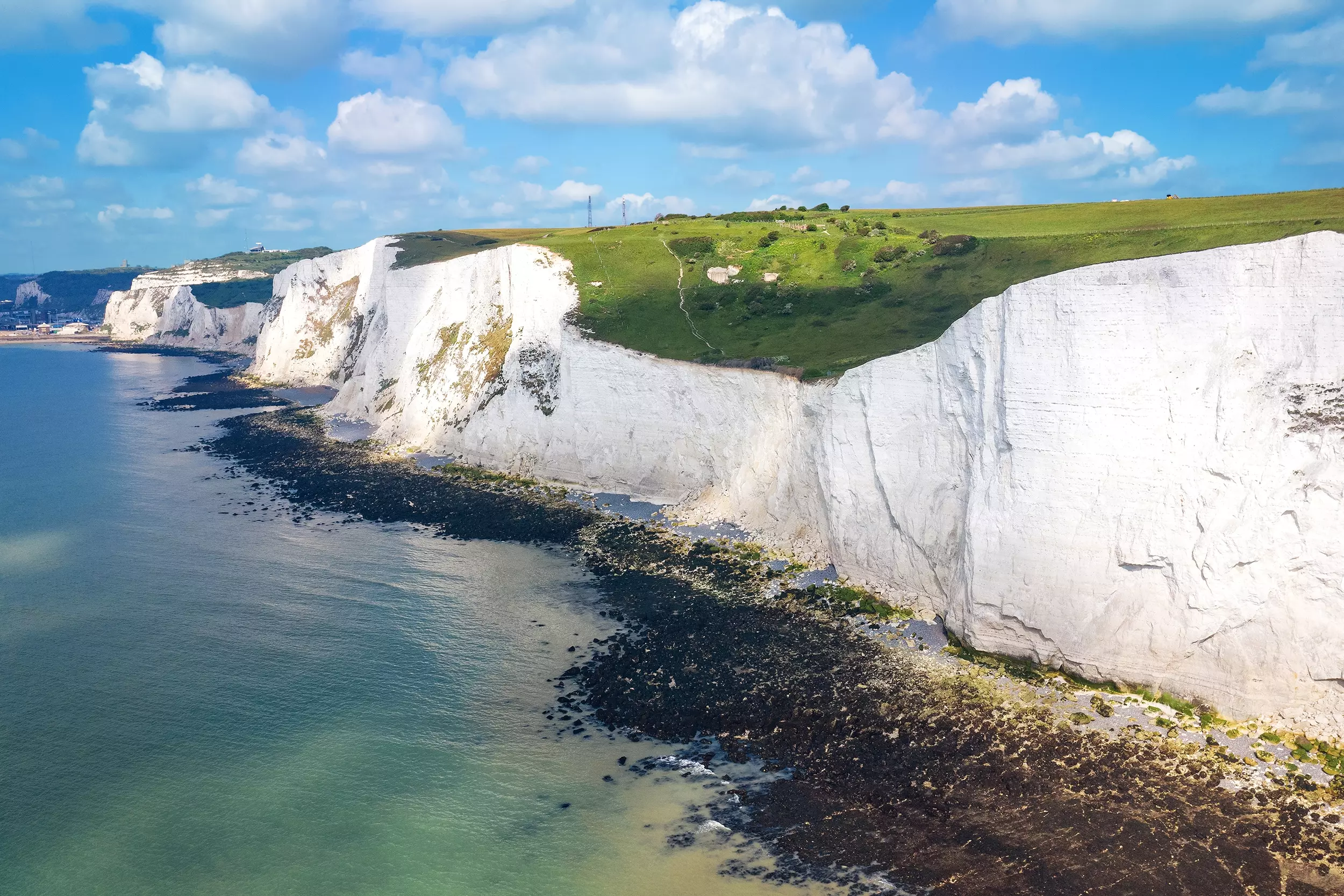 A symbol of arrival into England, the White Cliffs of Dover are as iconic as they are beautiful.