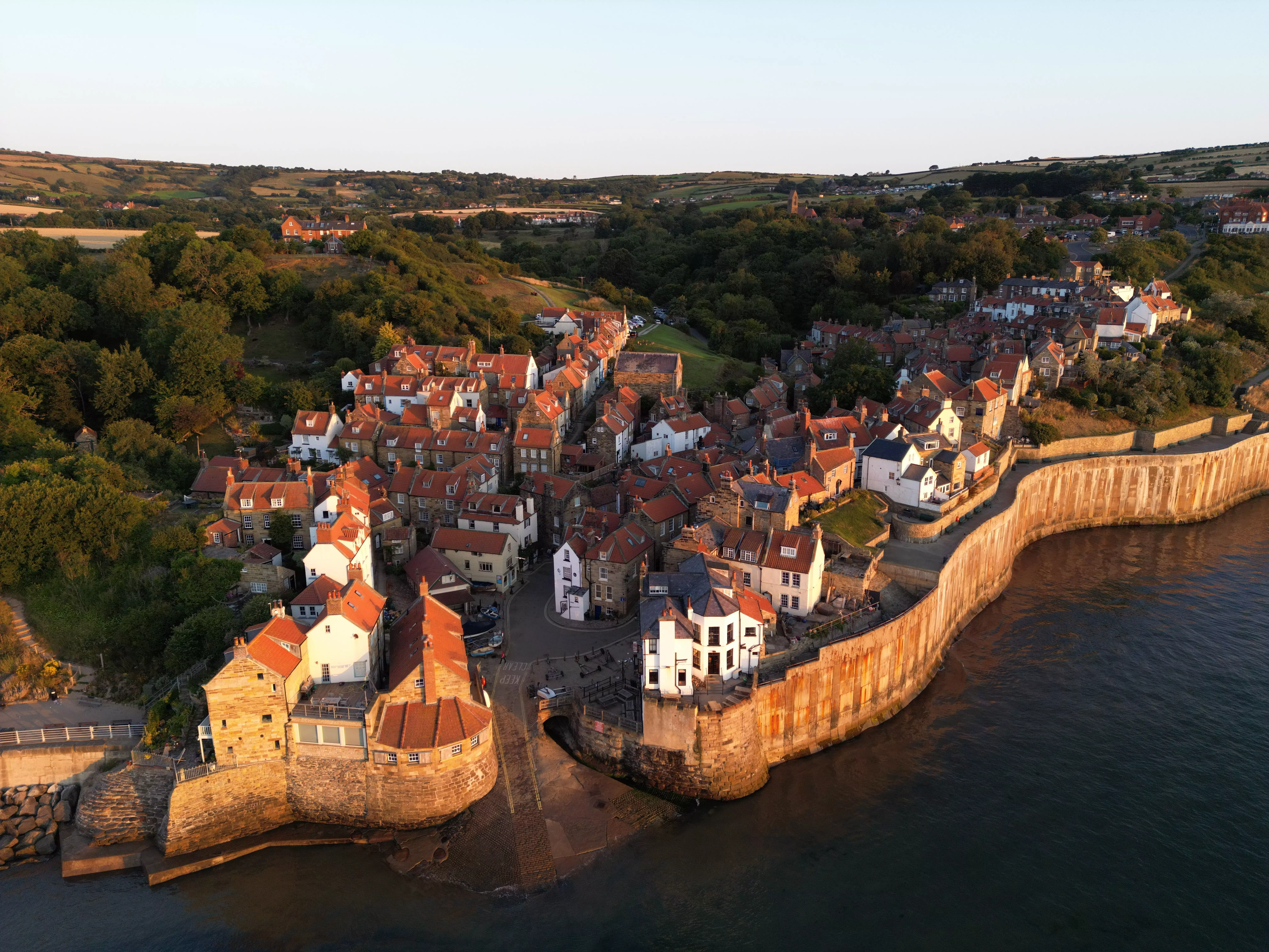 Traditional Yorkshire fishing village, Robin Hood's Bay.