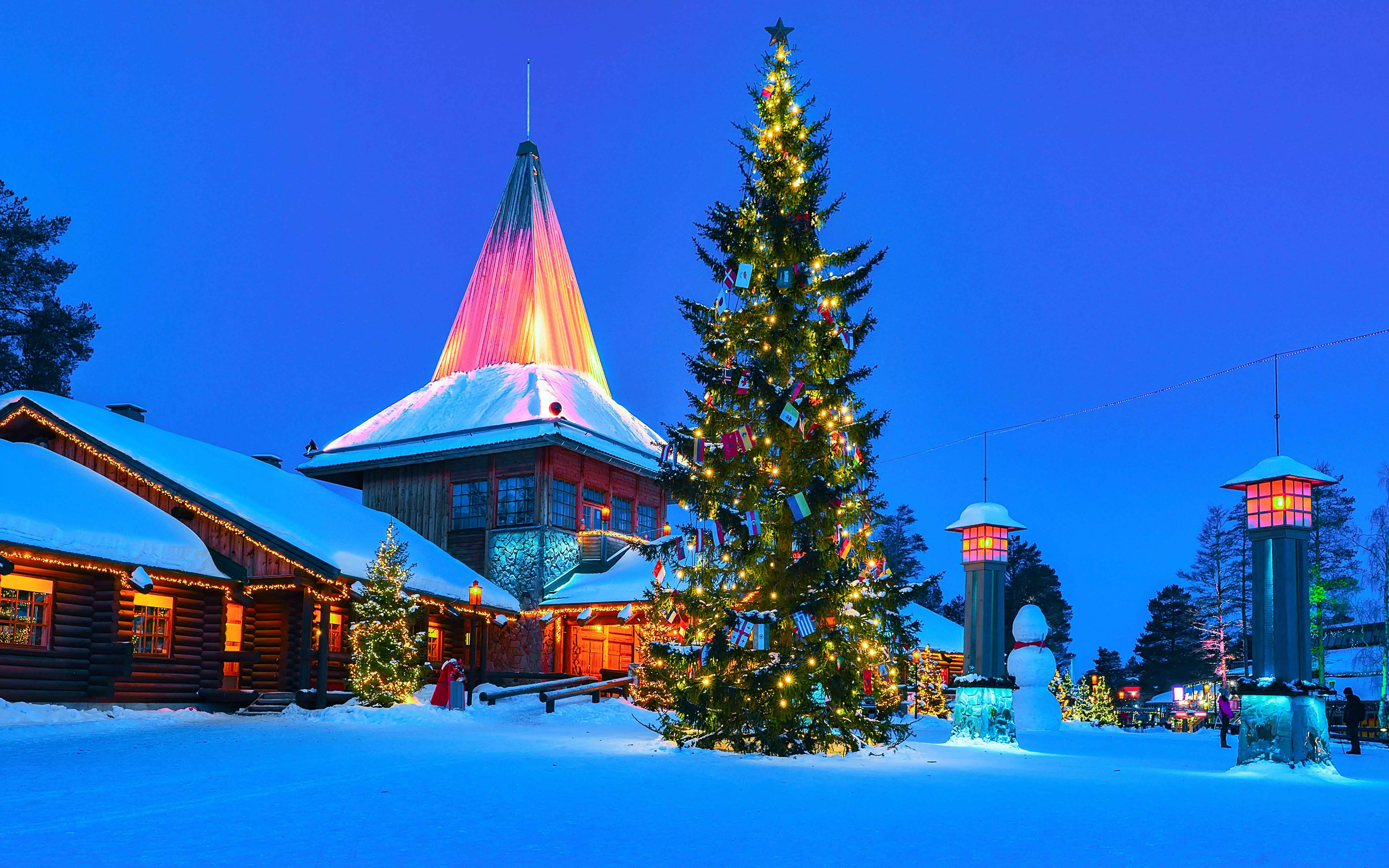 Part of Santa's Village in Rovaniemi, Finland 