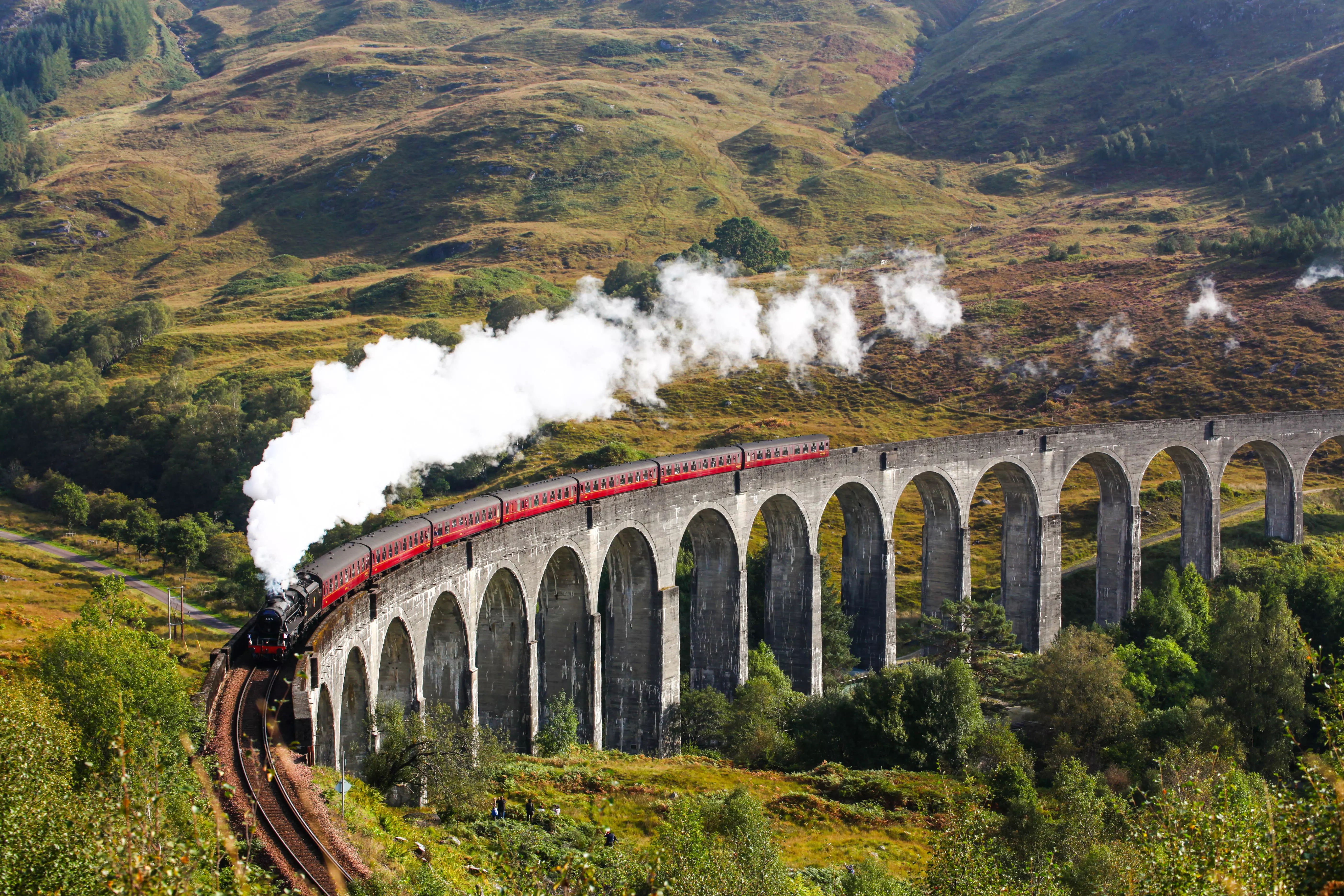 The Jacobite Train is easily one of the world's most scenic train routes.