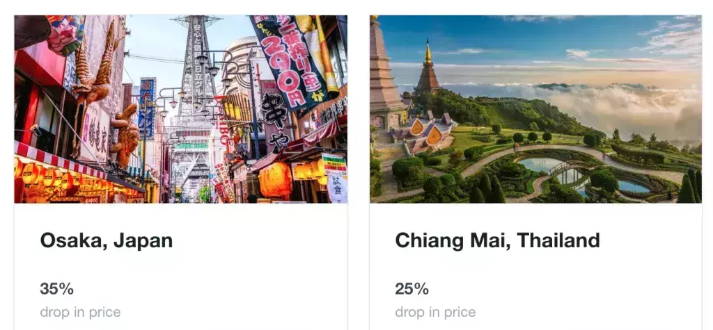 cheap flights in january