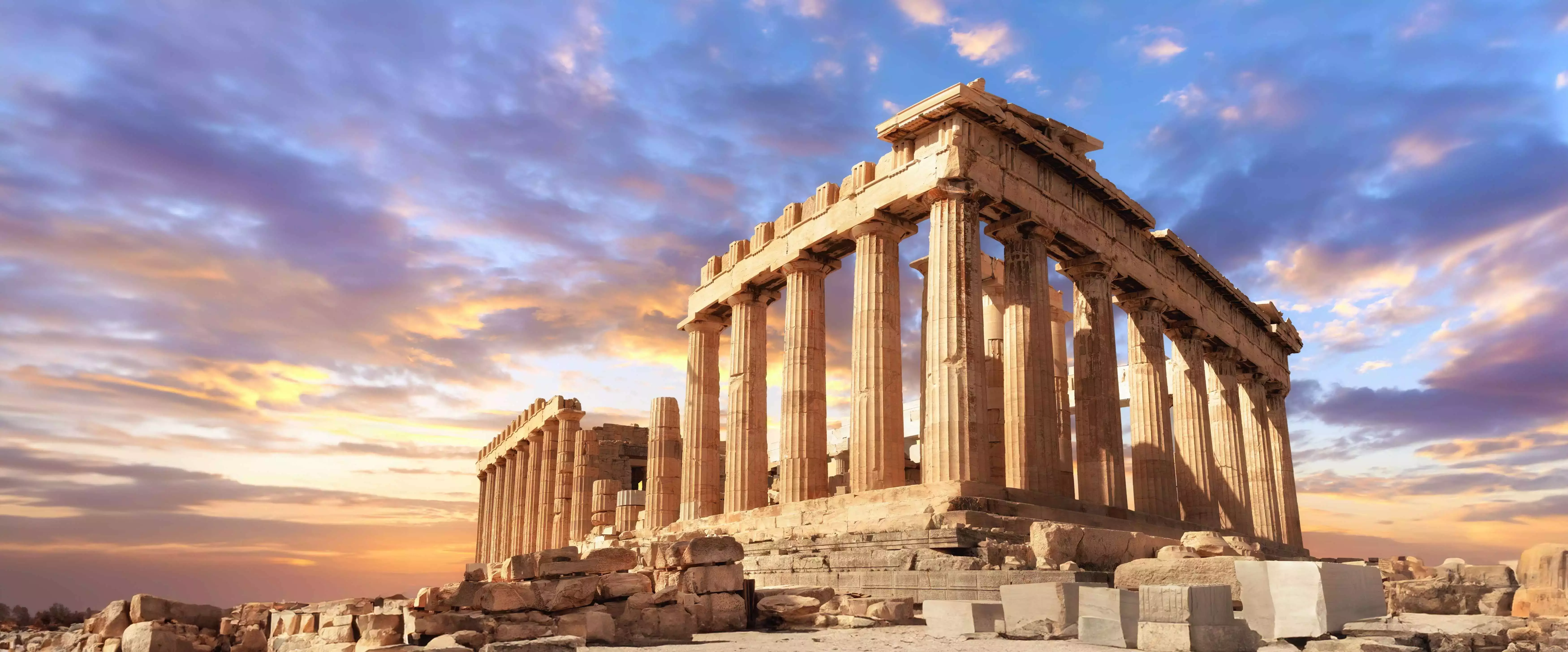 Athens&amp;amp;#039; ancient Acropolis and Parthenon in Athens, Greece.