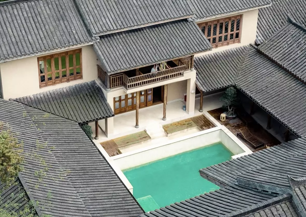 Gorgeous settings at Six Senses Qing Cheng Mountain.