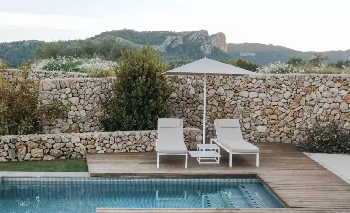 A private villa at Son Brull, Mallorca.