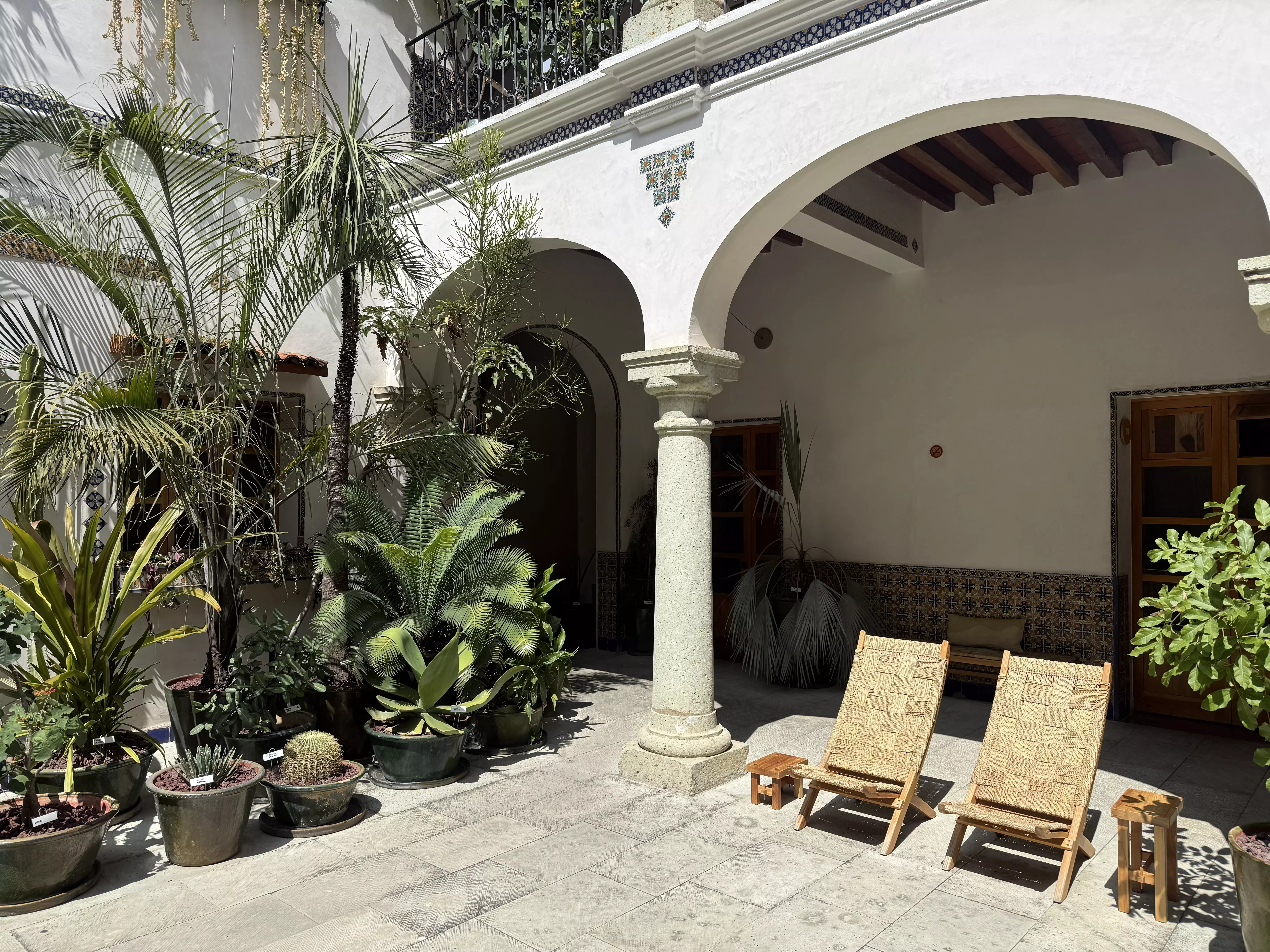 courtyard at grana bnb