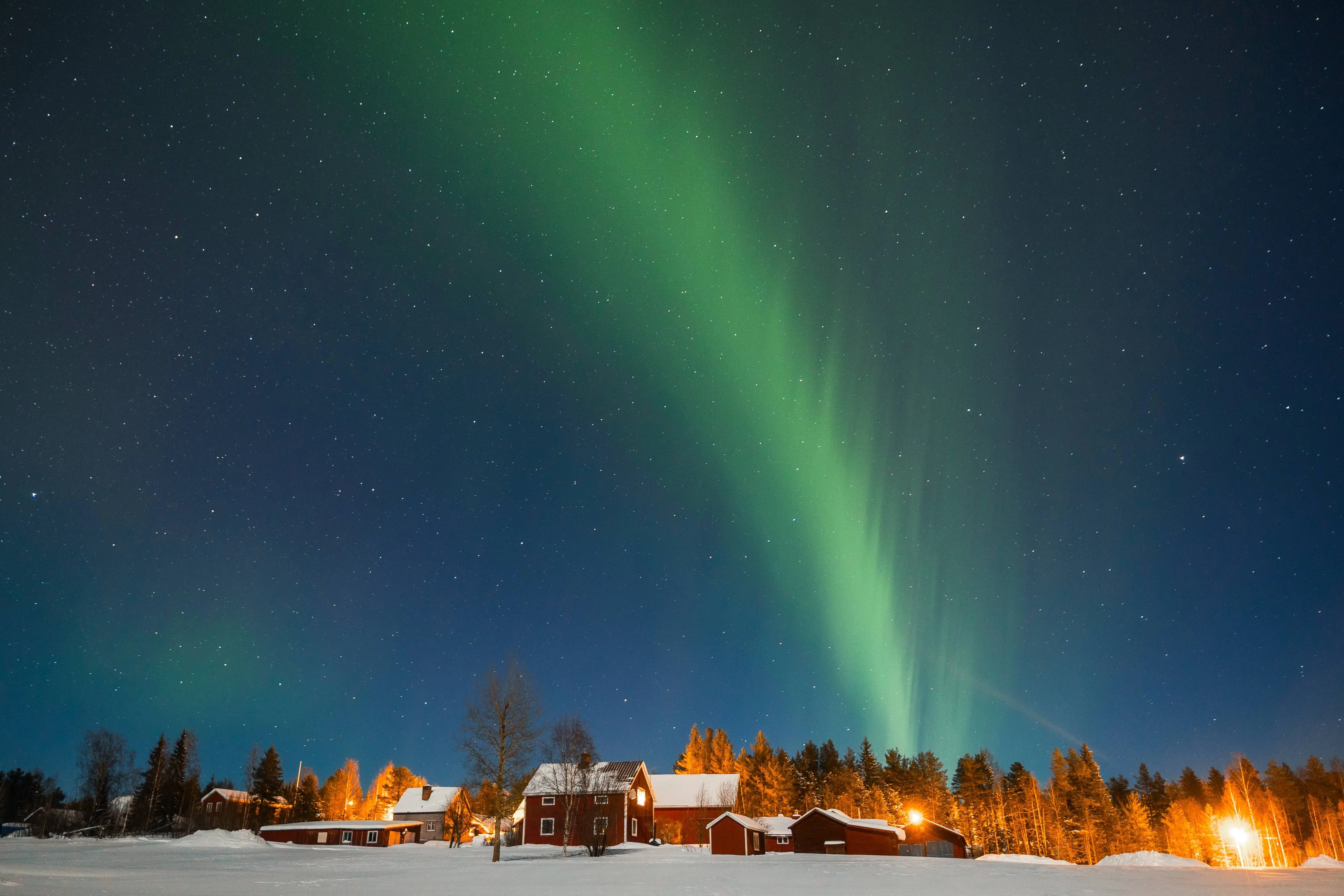 The Northern Lights in Lapland are some of the best in the world.