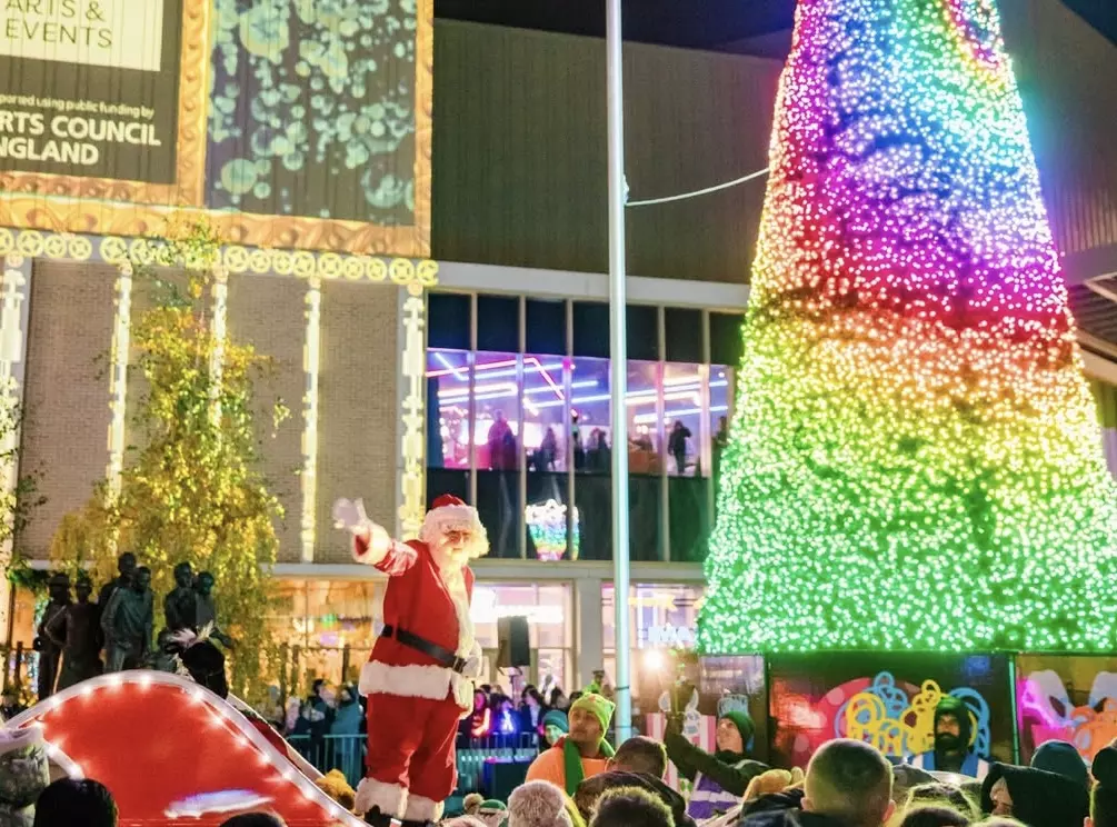 Christmas markets at The Glasshouse, Barnsley, South Yorkshire.