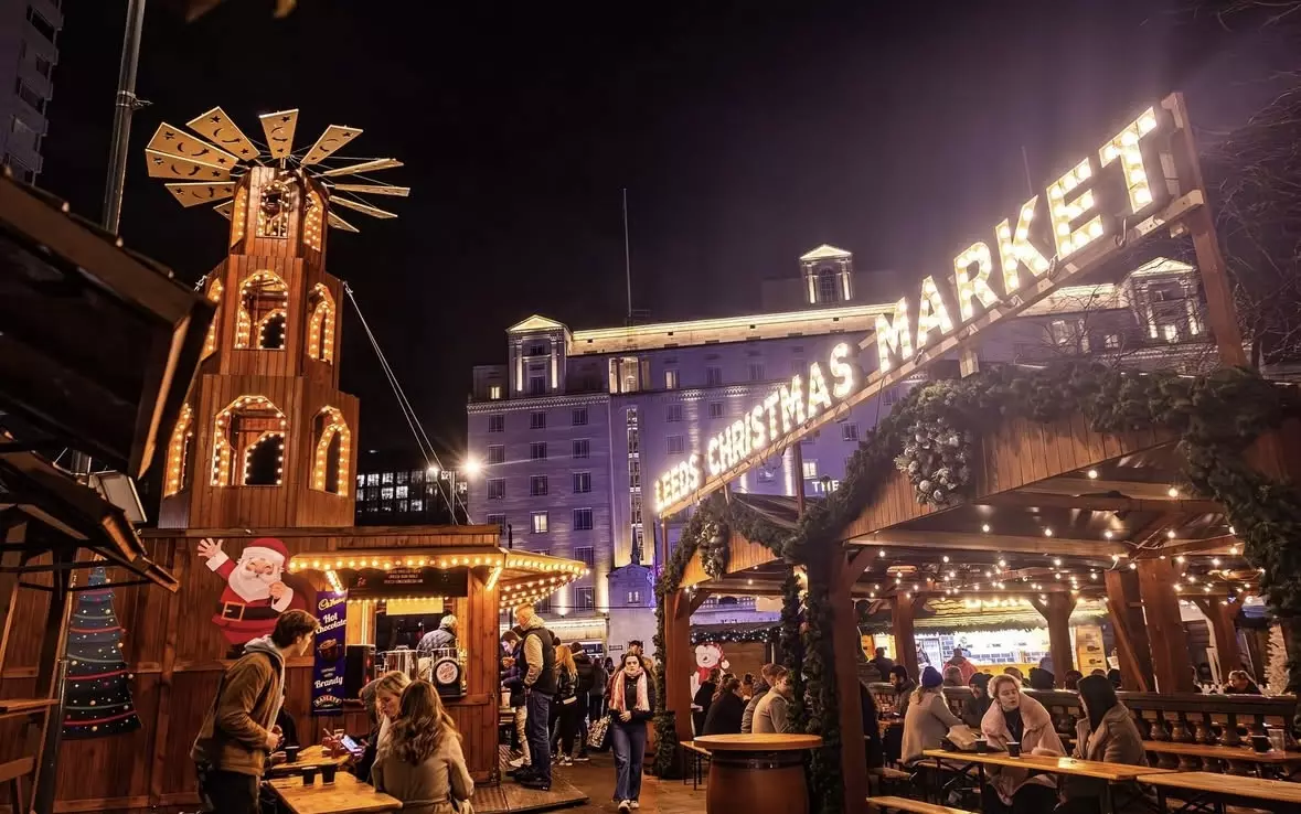 Yorkshire's largest city's Christmas Markets in Leeds.