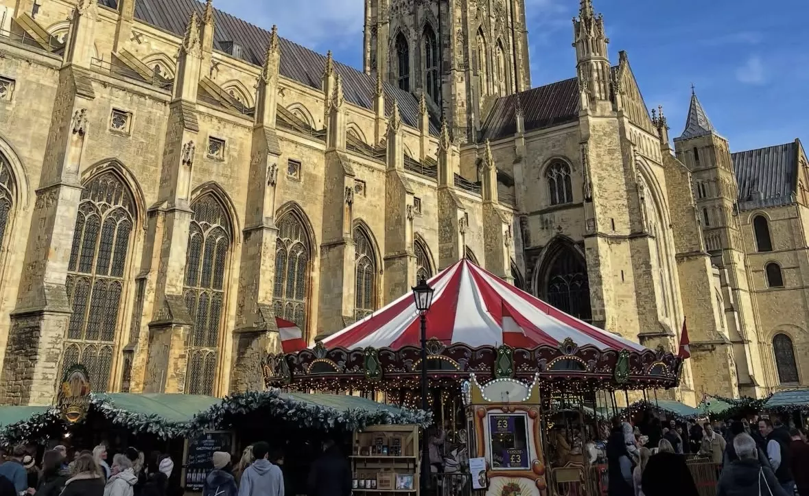 Family festivities and history at Canterbury Cathedral.