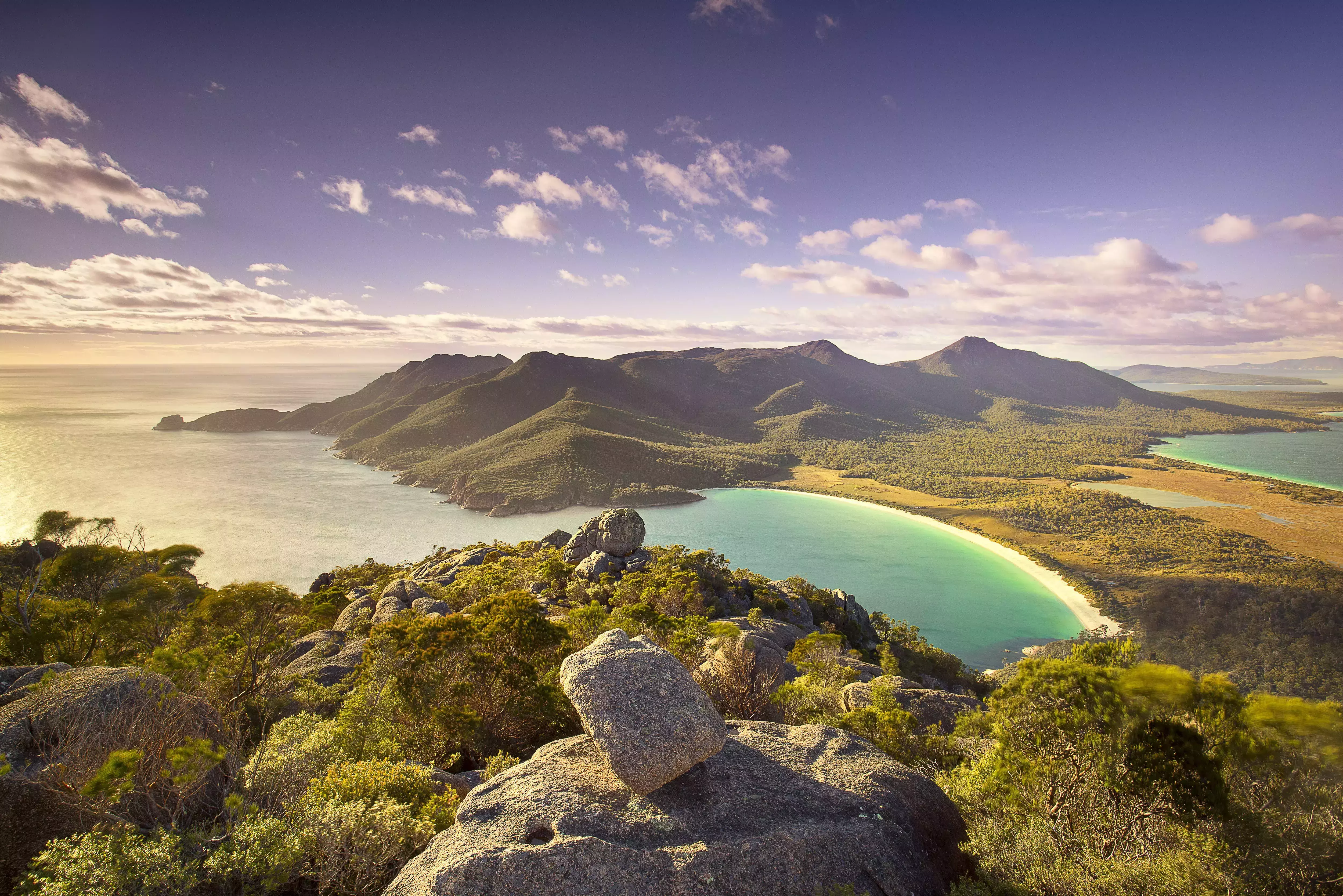 Wineglass Bay in Tasmania