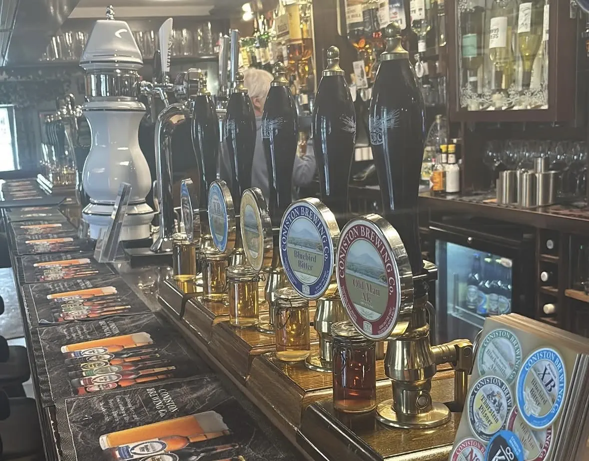 The Black Bull in Coniston is a must-visit in the Lake District for a pint.