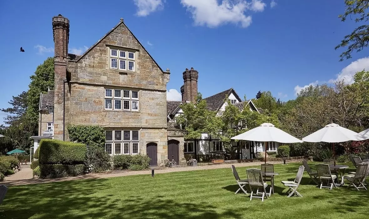 Ockenden Manor is an excellent country hotel within 90 minutes from London.