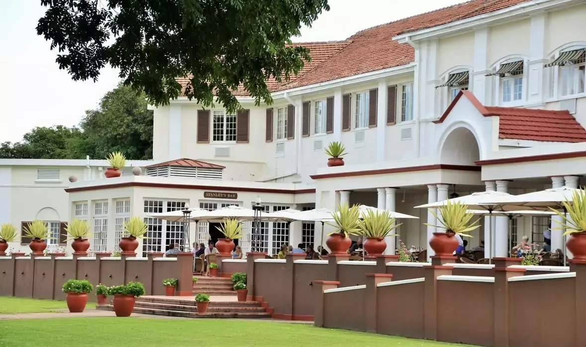 A magnificent colonial-era hotel in the heart of Victoria Falls.