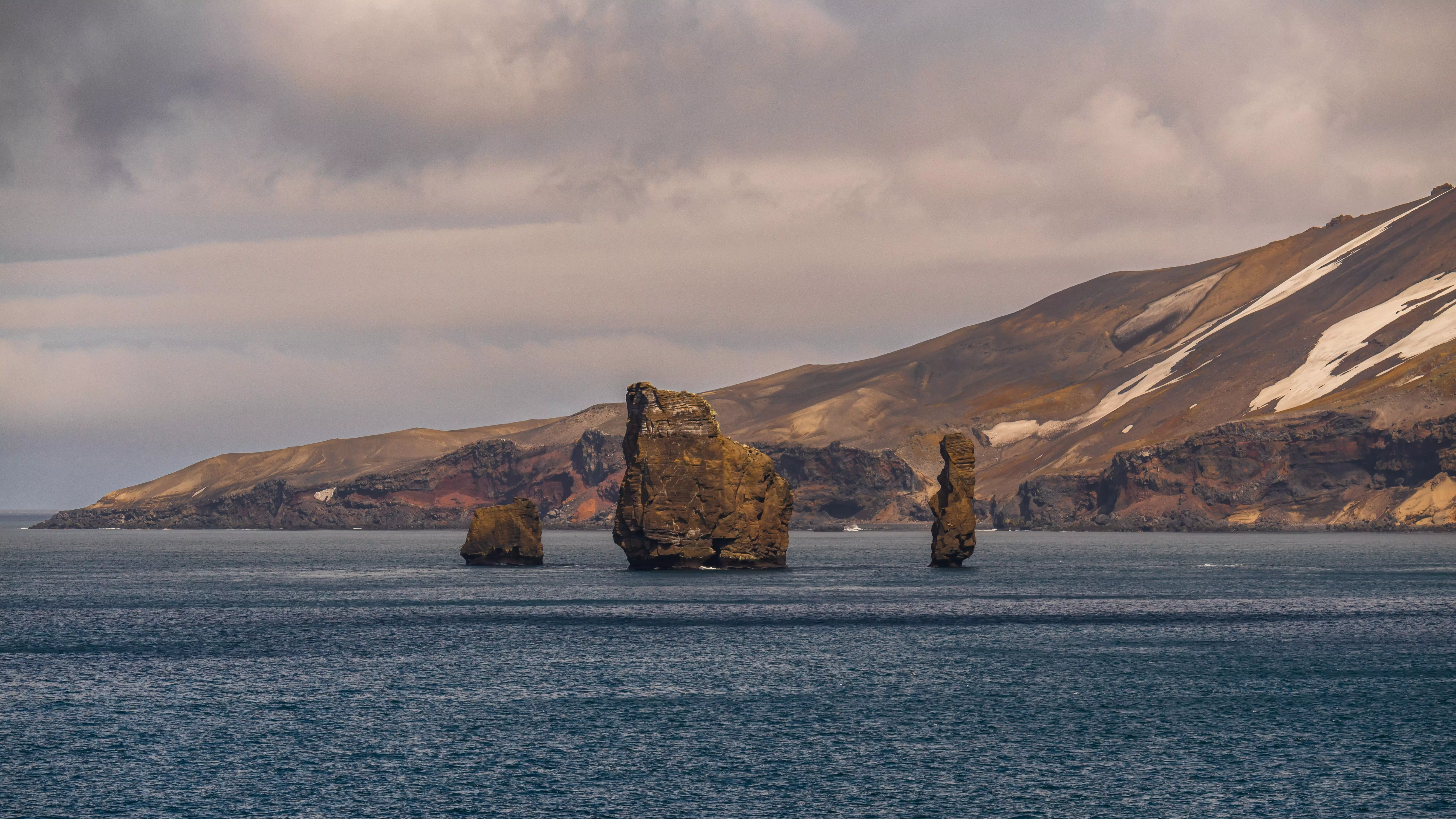 Enjoy a completely unique ice bath experience at Deception Island, Antarctica