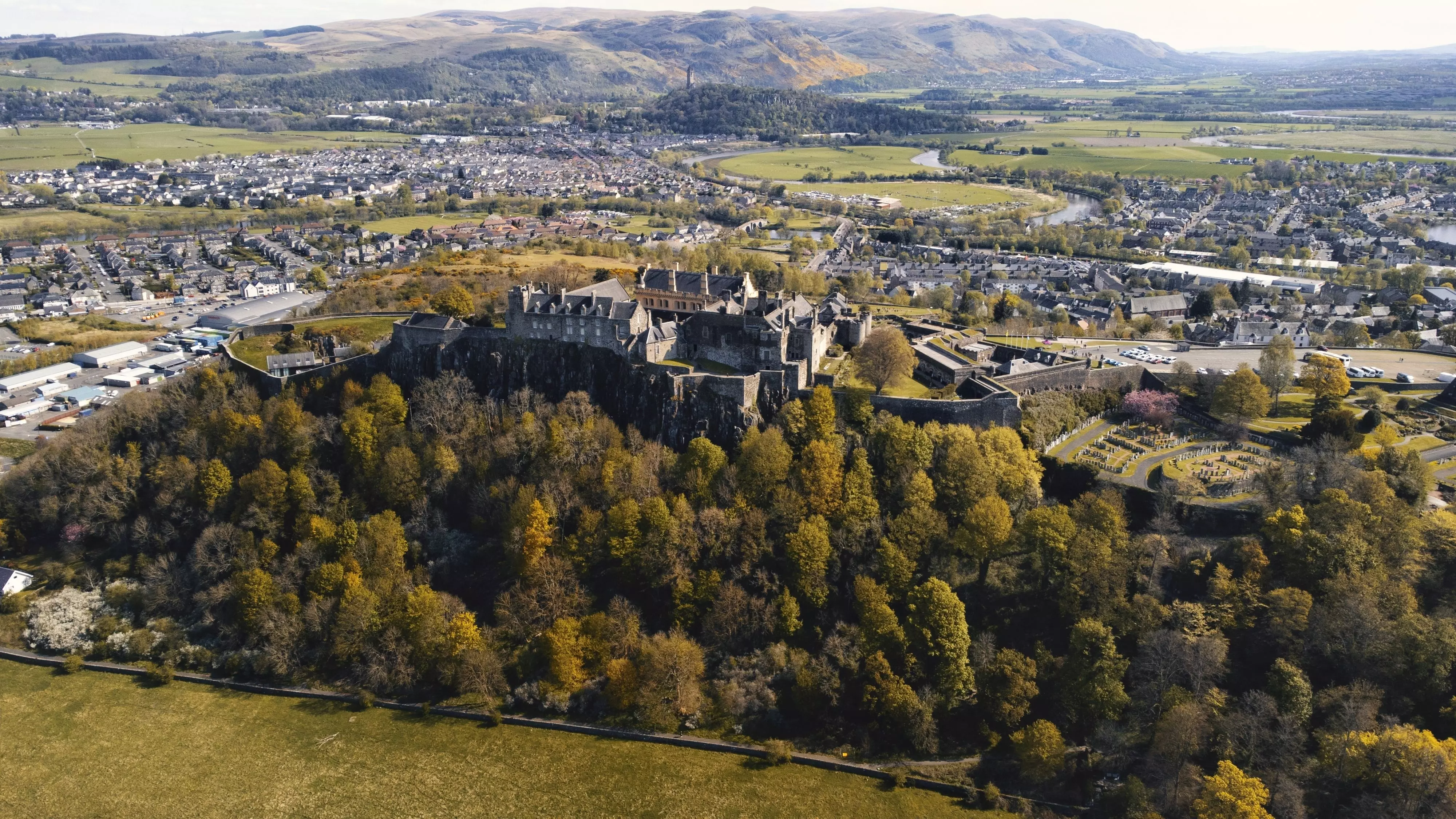 Stirling is a much quieter alternative to Edinburgh if visiting in August.