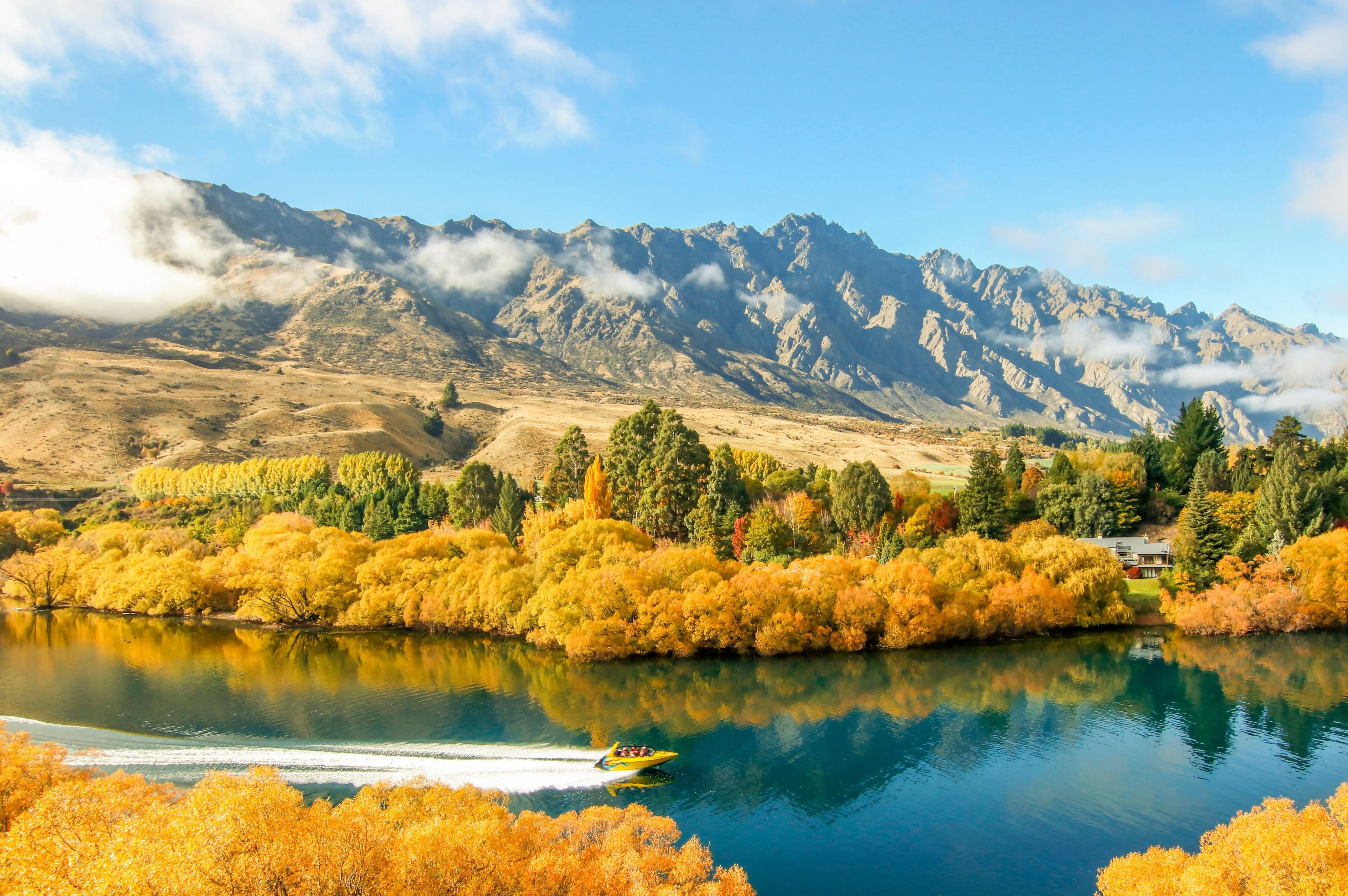 For an adventure escape, visit Queenstown in New Zealand in October.