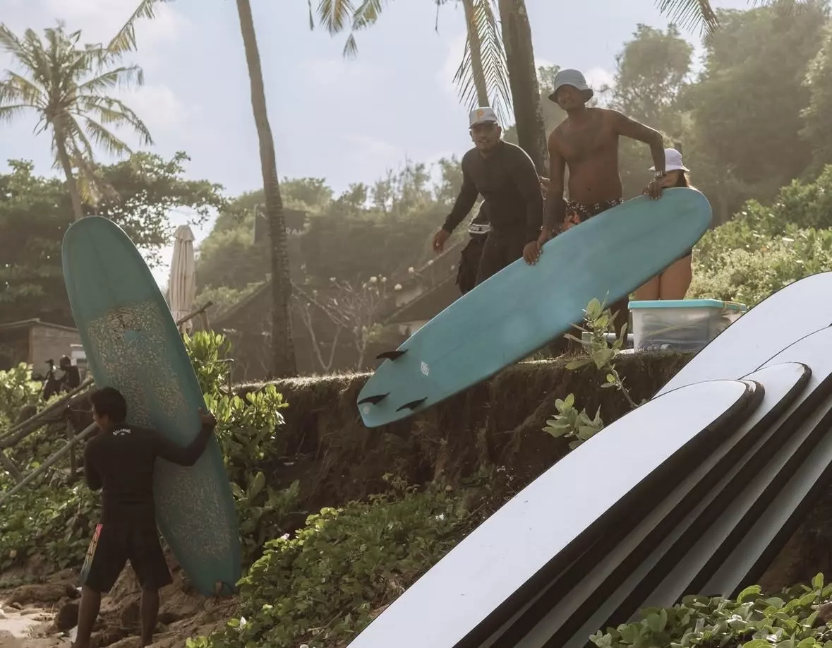 Elsewhere Surf Camp is a superb place to learn to surf in Bali.