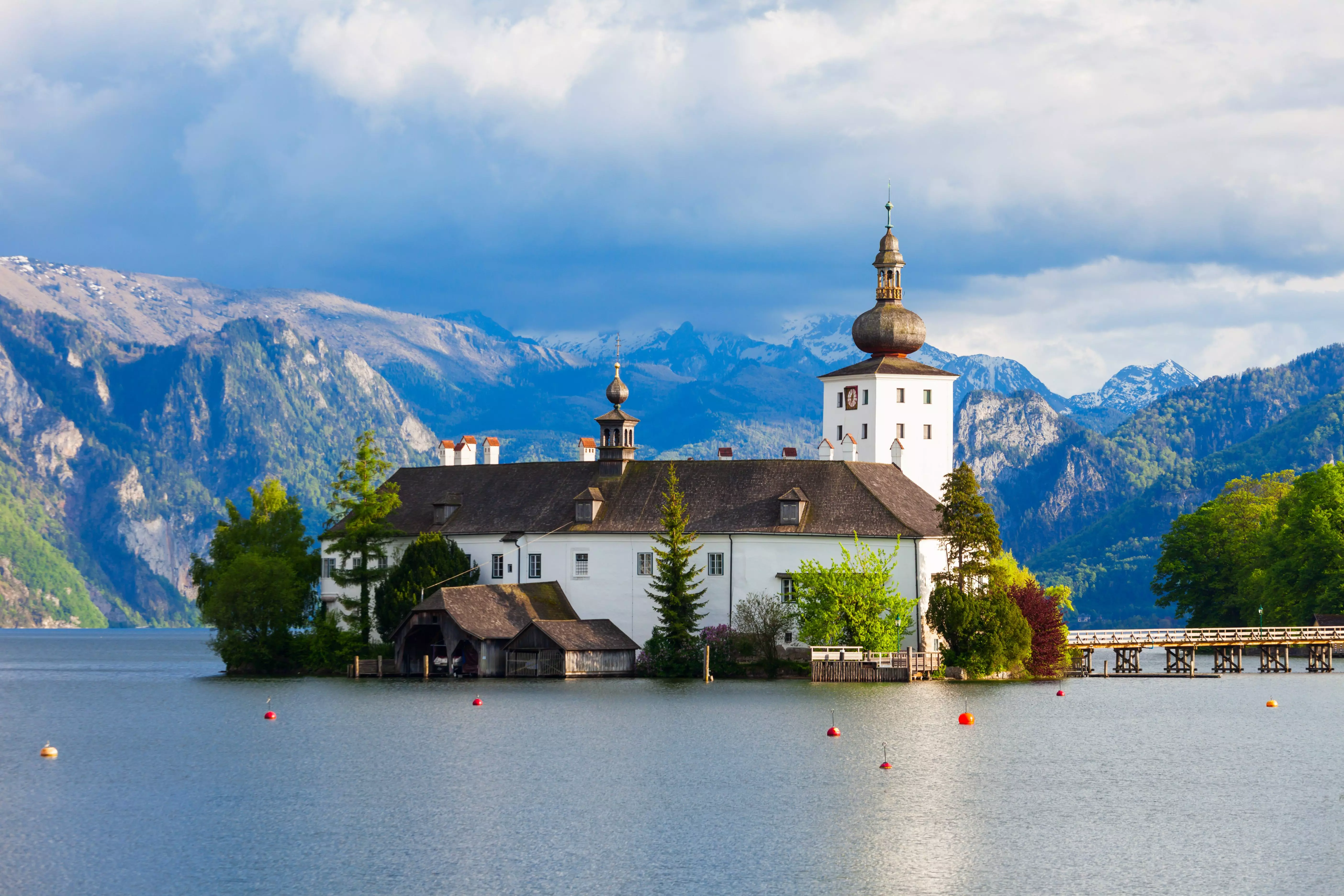 Ort Castle is one of the most beautiful castles in Austria, known as the country's most romantic.