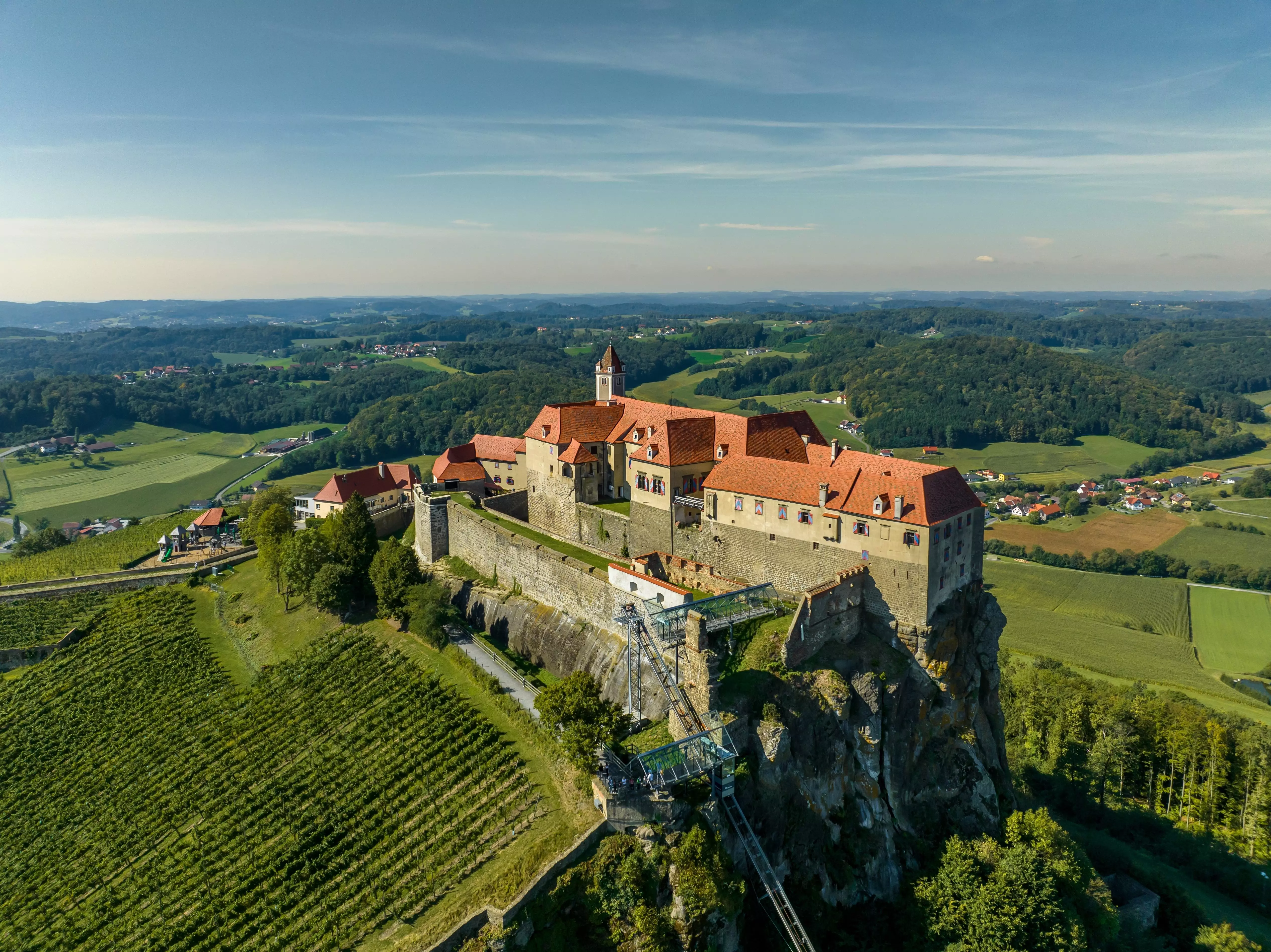 Riegersburg Castle is another incredible feat of Austrian engineering, and a beautiful castle too.