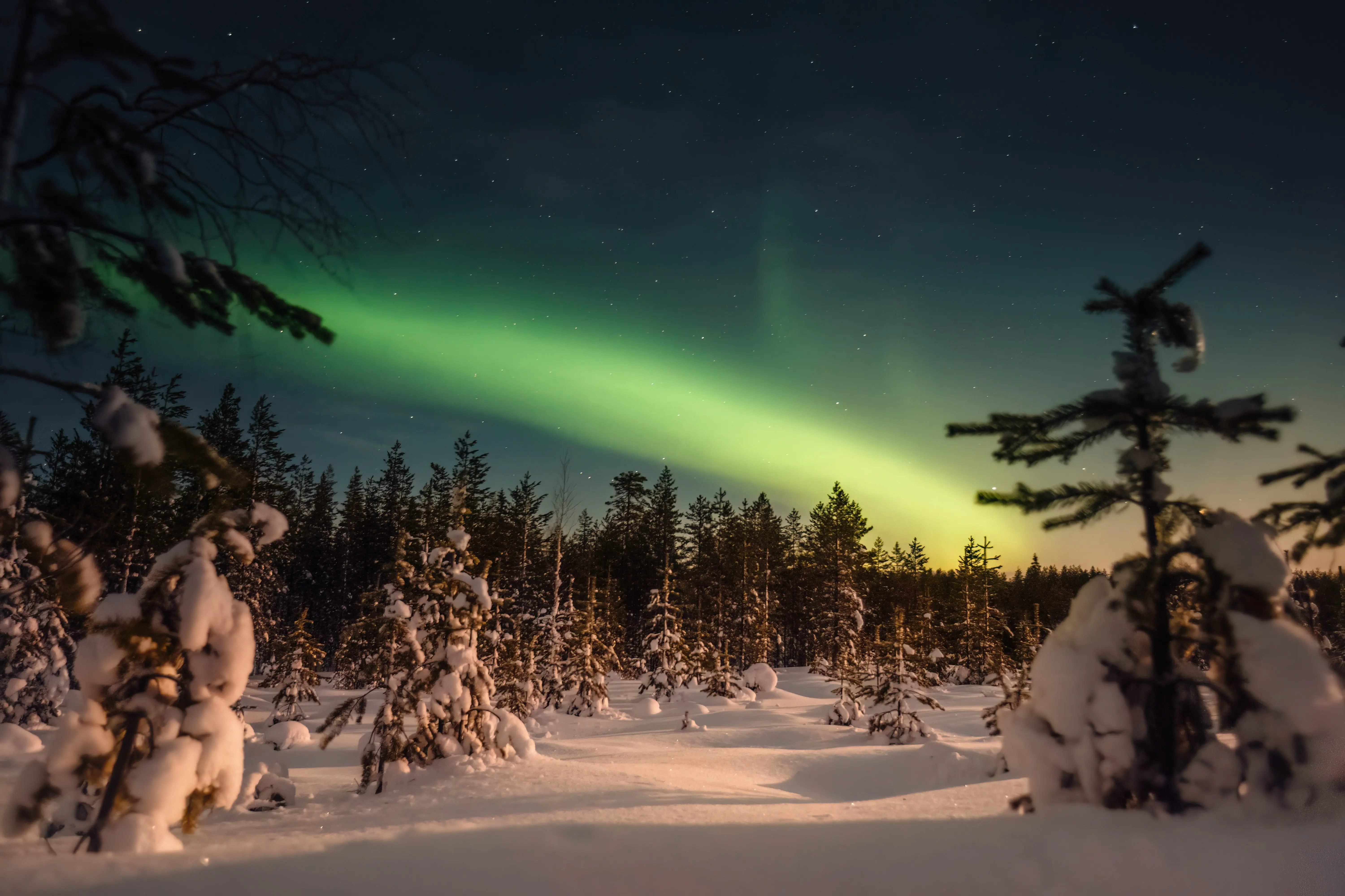 The heart of Finnish Lapland is one of the best places in the world to see the Northern Lights.