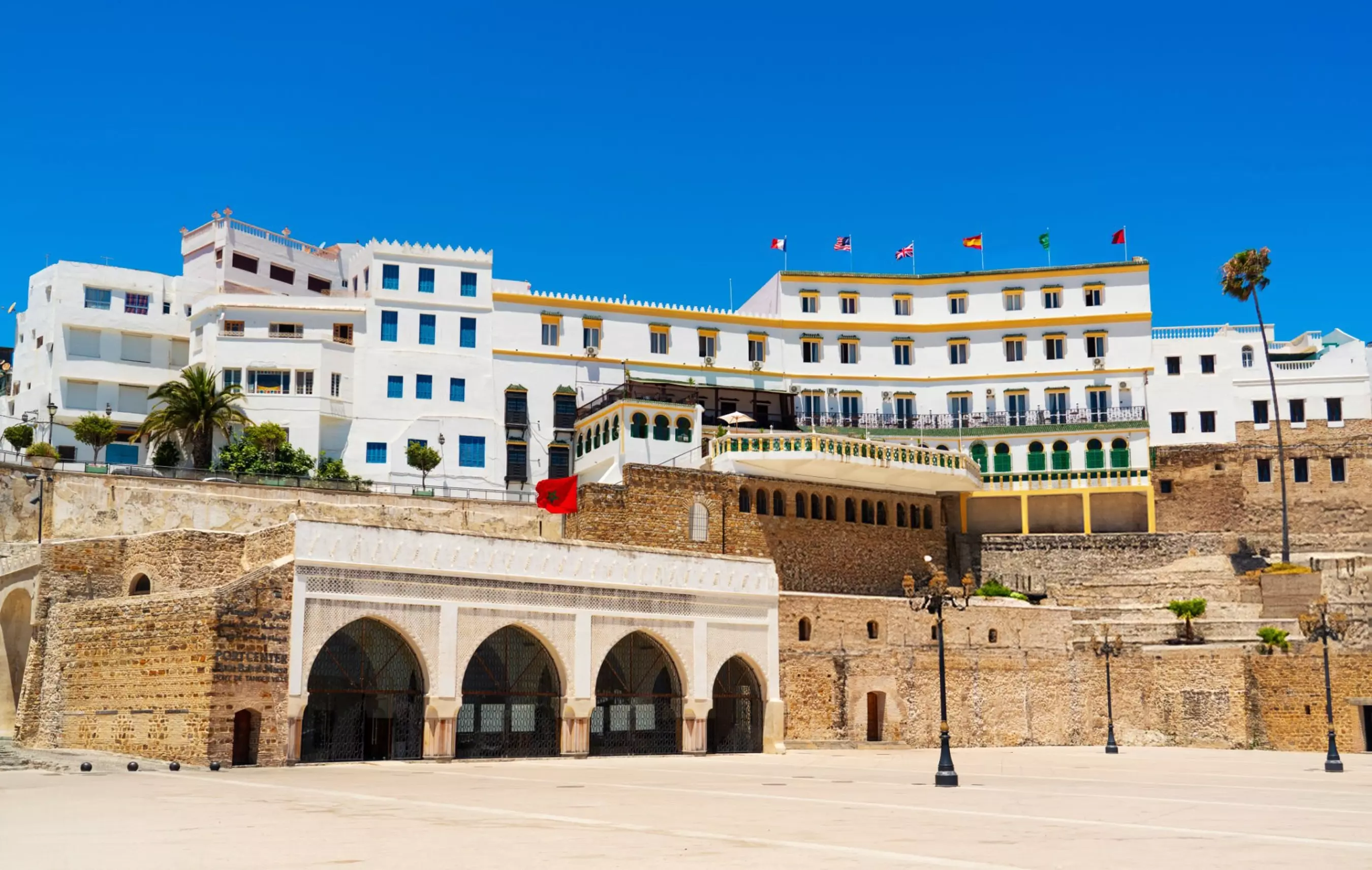 A stunning sunny day in Morocco, during the peak summer season.