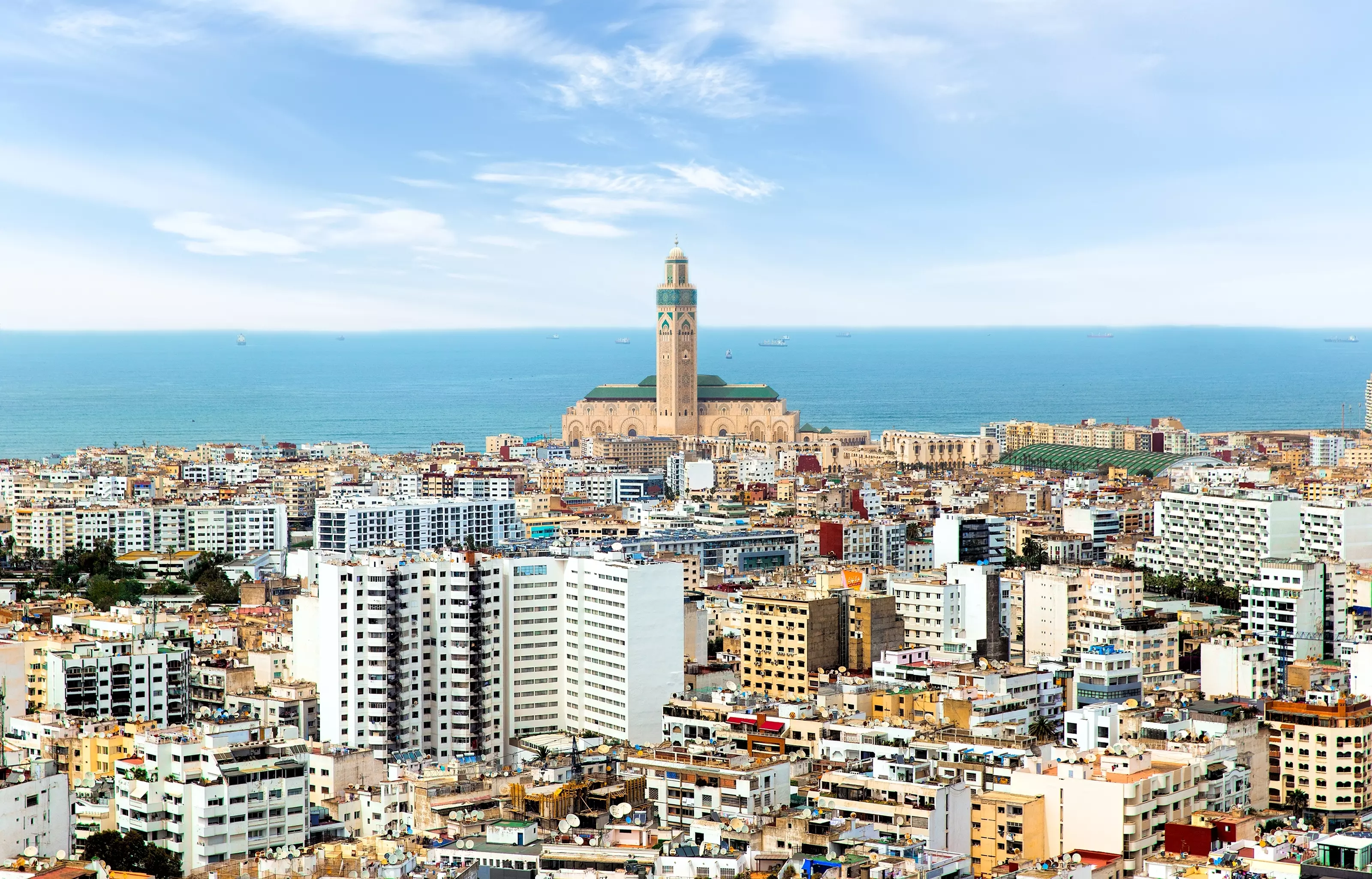 Casablanca is a perfect seaside city in Morocco.