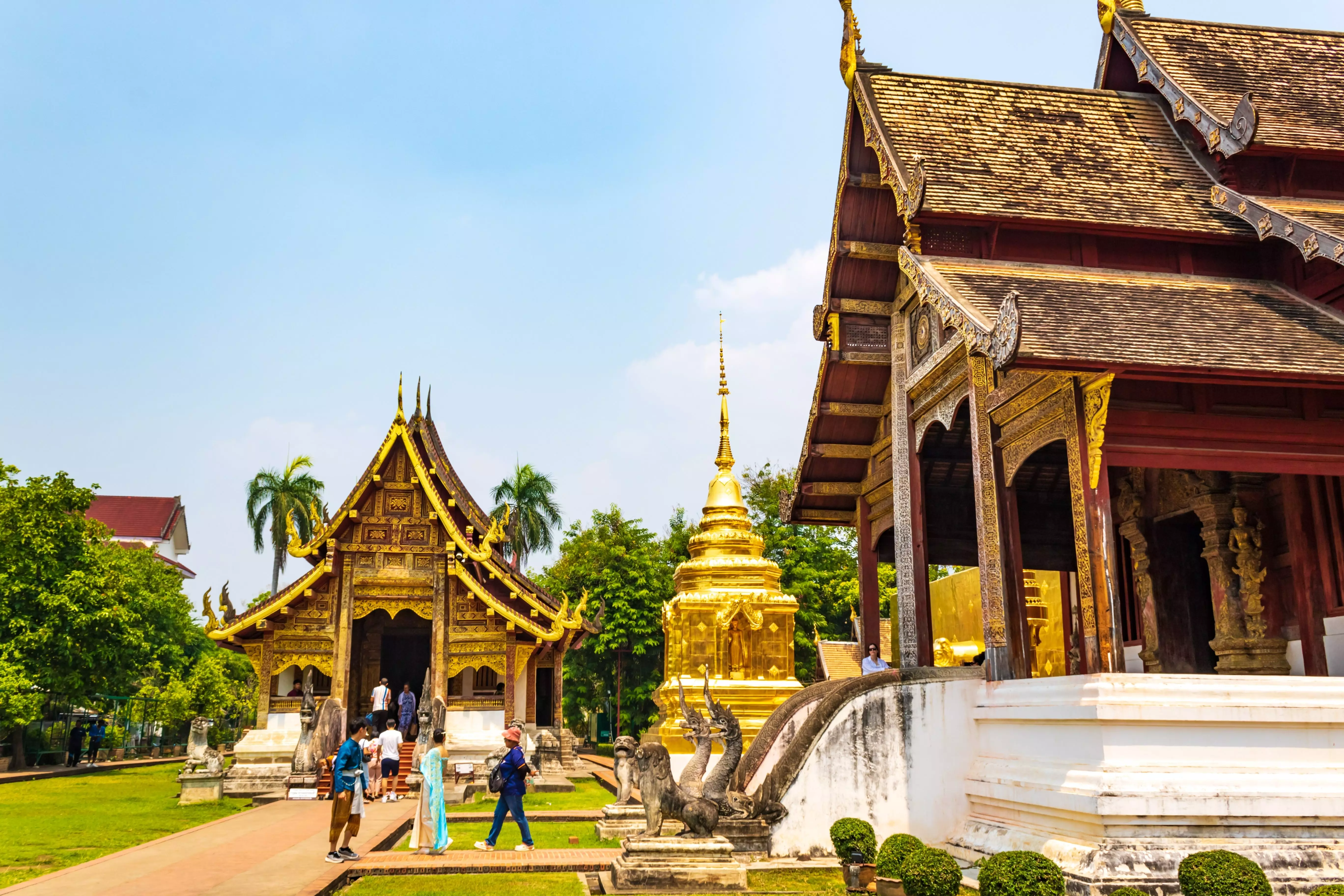 Chiang Mai, Thailand's major northern city, surrounded by jungle.