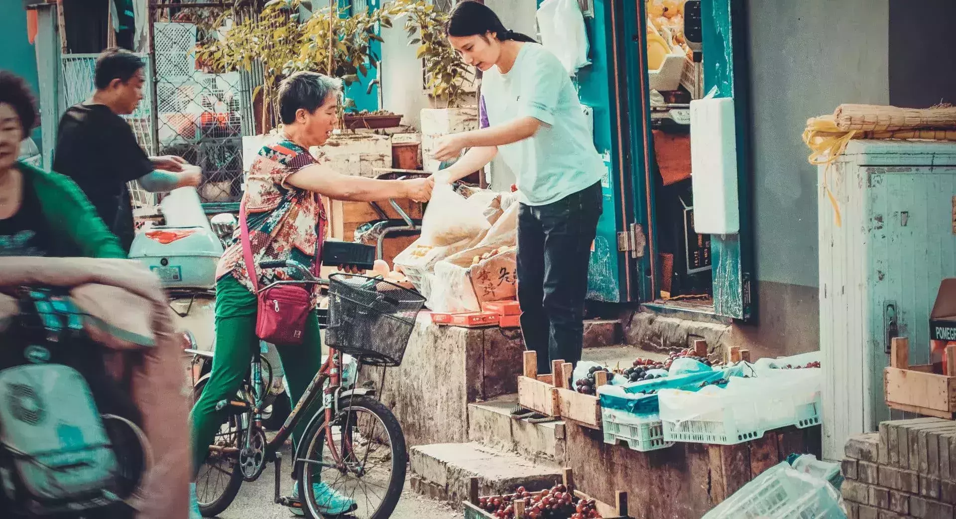 Haggling at Asian Flea Market