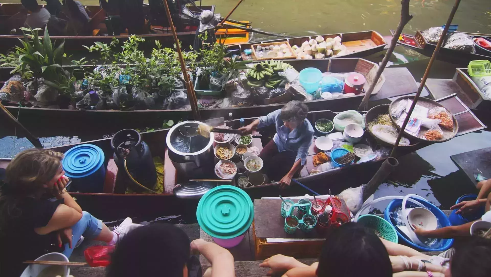 Floating Flea Market Thailand