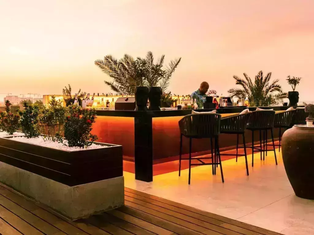 Sadiyat Resort rooftop bar