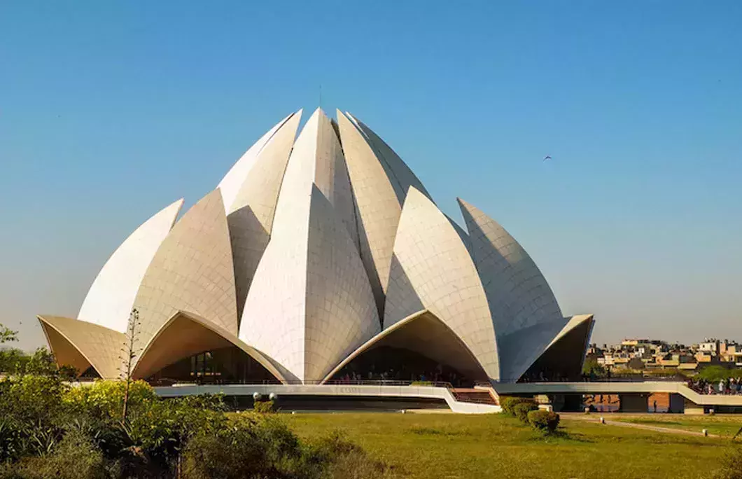 Dehli is home to the only Bahai Temple in Asia