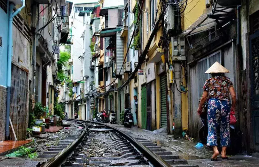 The houses are narrow for an interesting reason