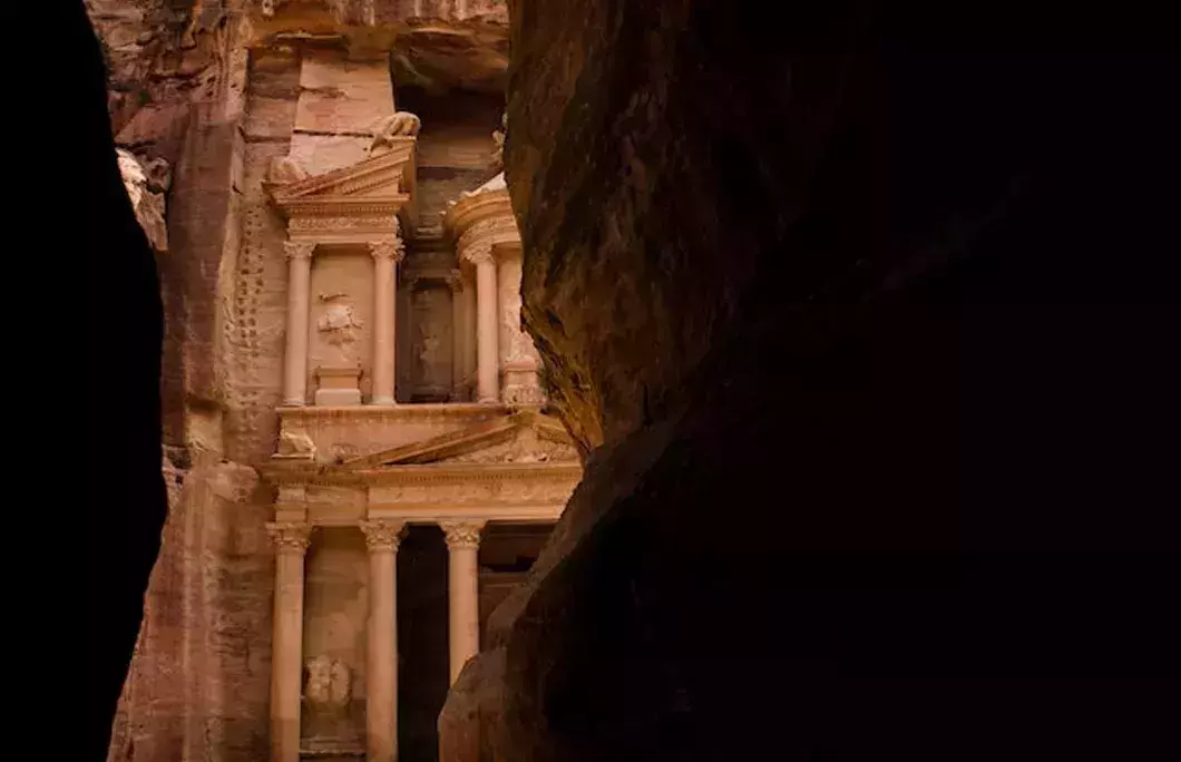 The main entrance to the city is through The Siq