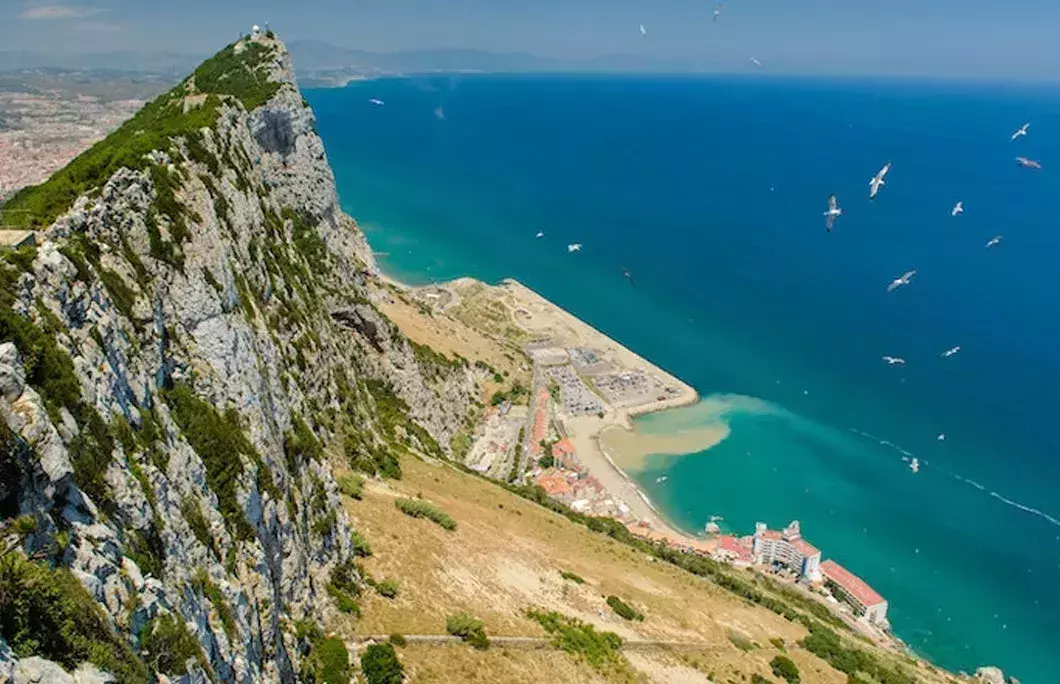 The Rock of Gibraltar dates back to the Jurassic period
