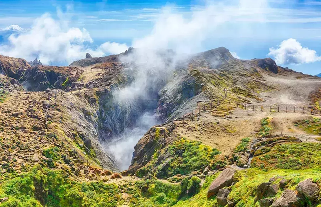Saint Vincent and the Grenadines has an active volcano