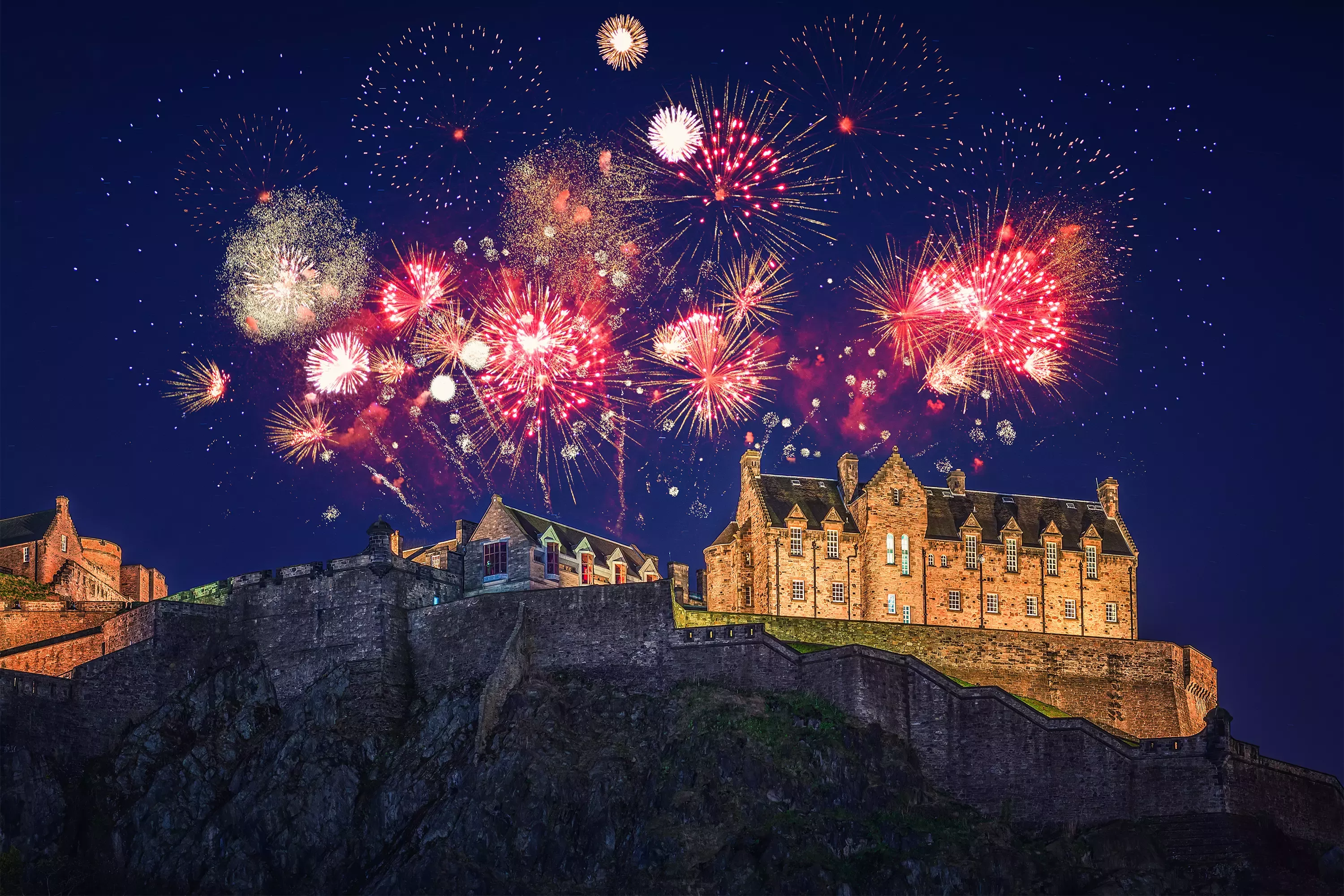 Combine NYE and Hogmanay in Edinburgh, Scotland.