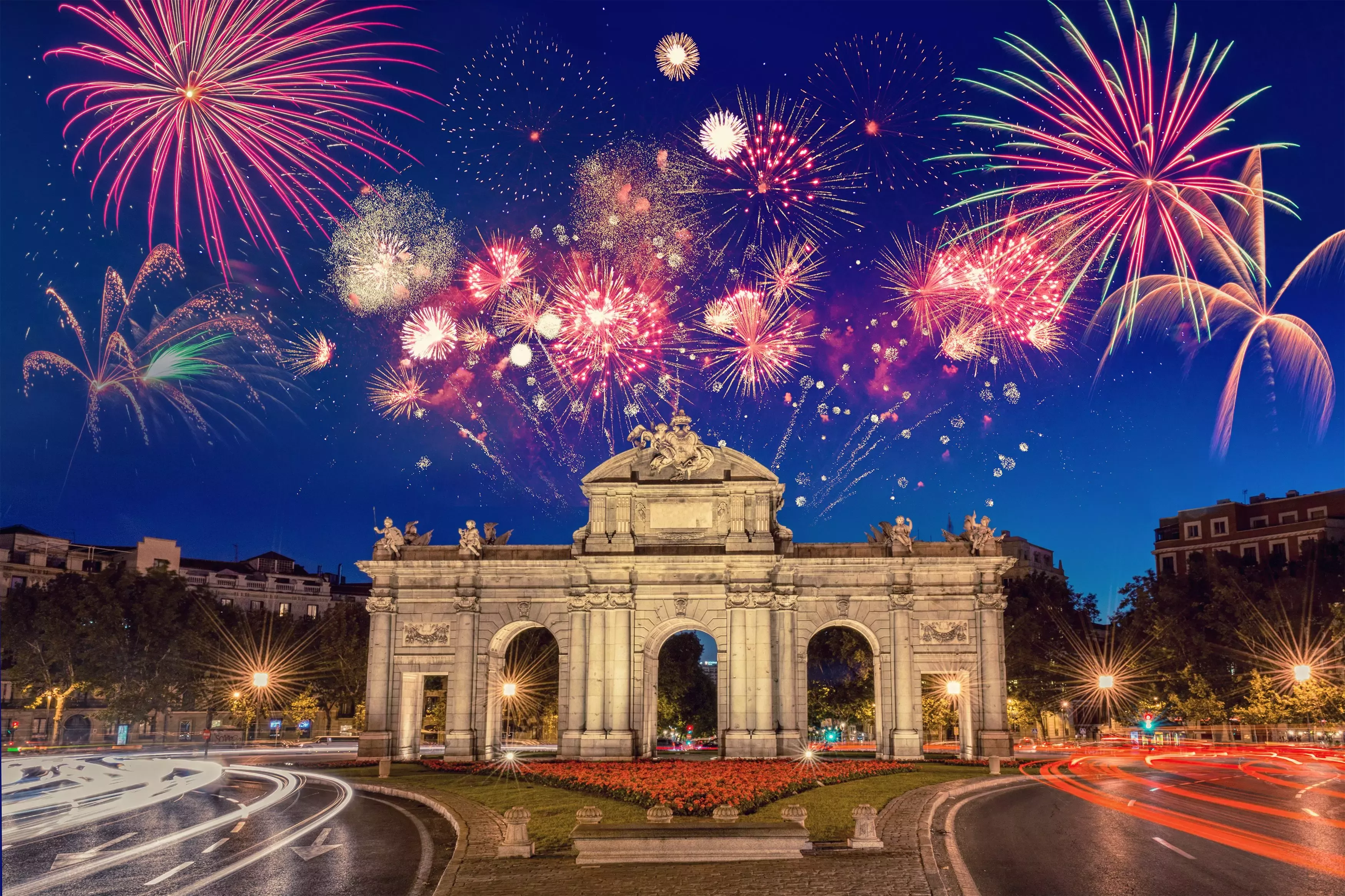 Embrace Spanish traditions with a NYE celebration in Madrid.