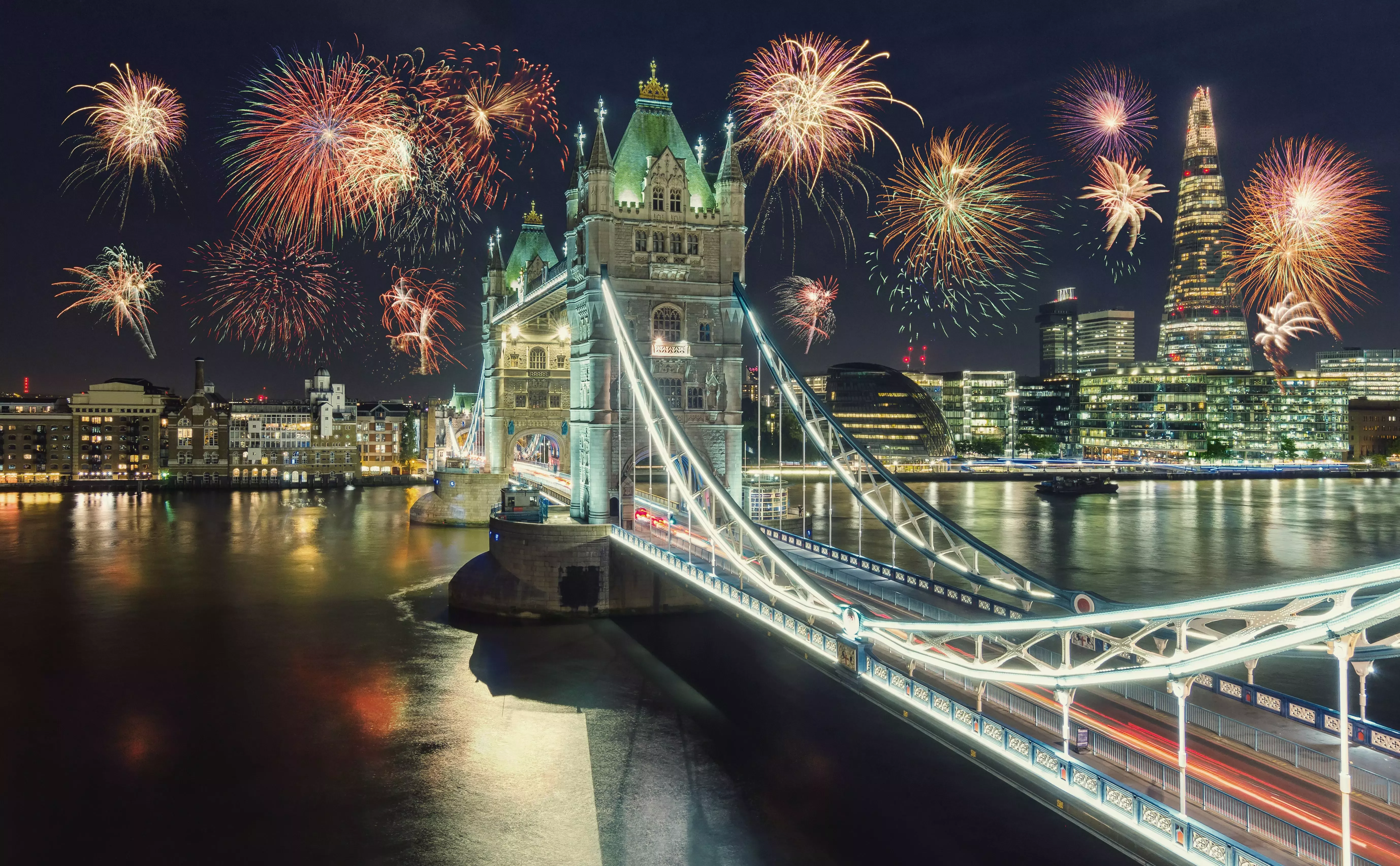 London's New Year's Eve celebrations.