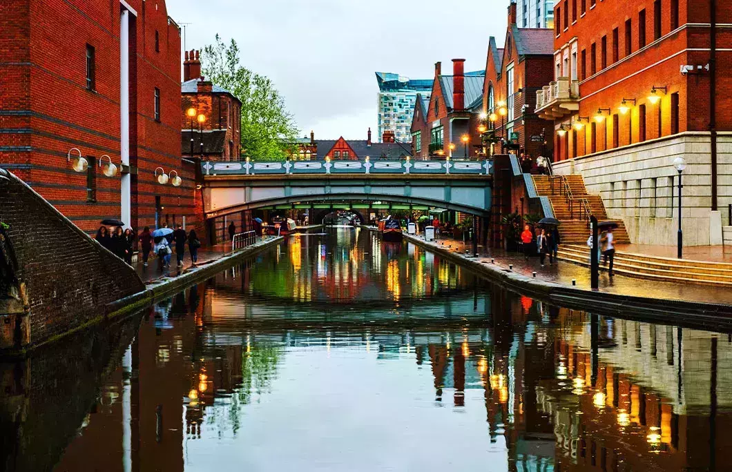Famous Birmingham canal