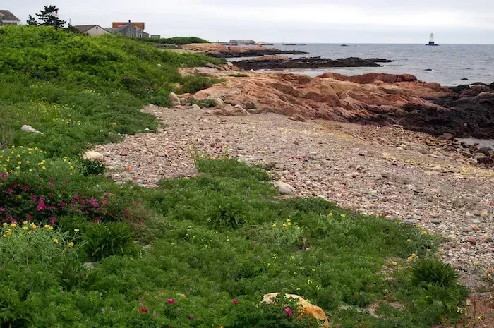 Sakonnet Point Lighthouse near Little Compton, Rhode Island Horizontal