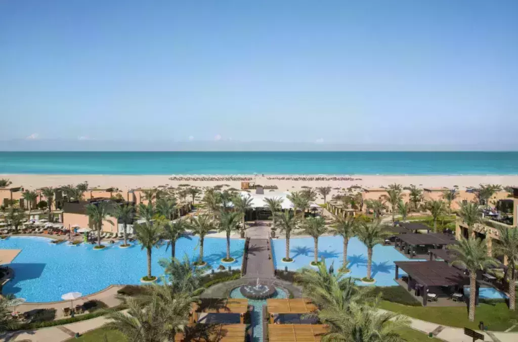 Beautiful view of the Saadiyat Rotana Resort