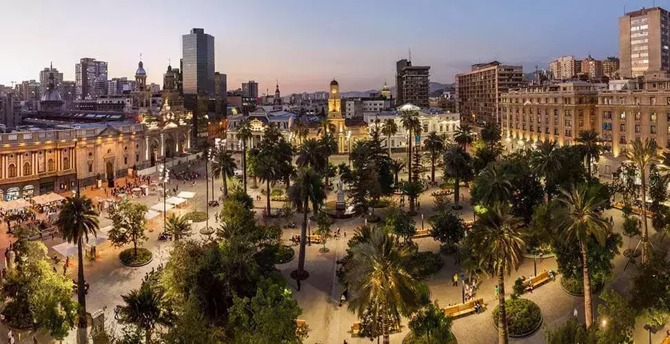 Plaza de Armas in Santiago
