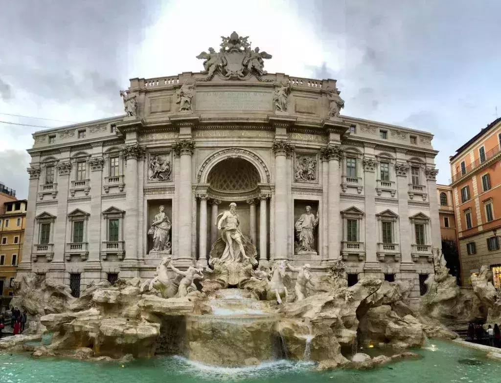 Trevi Fountain In Rome
