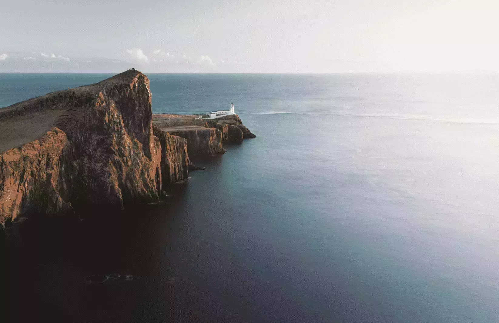 Neist Point Lighthouse In Scotland