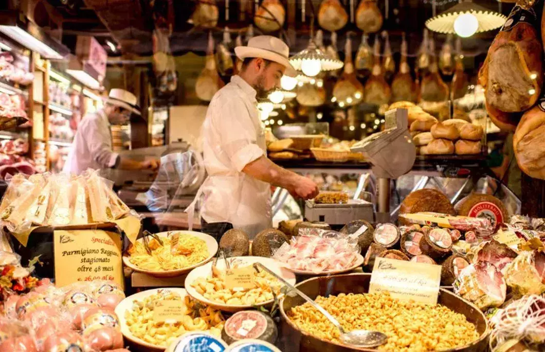 Food and Drink at Bologna or Florence