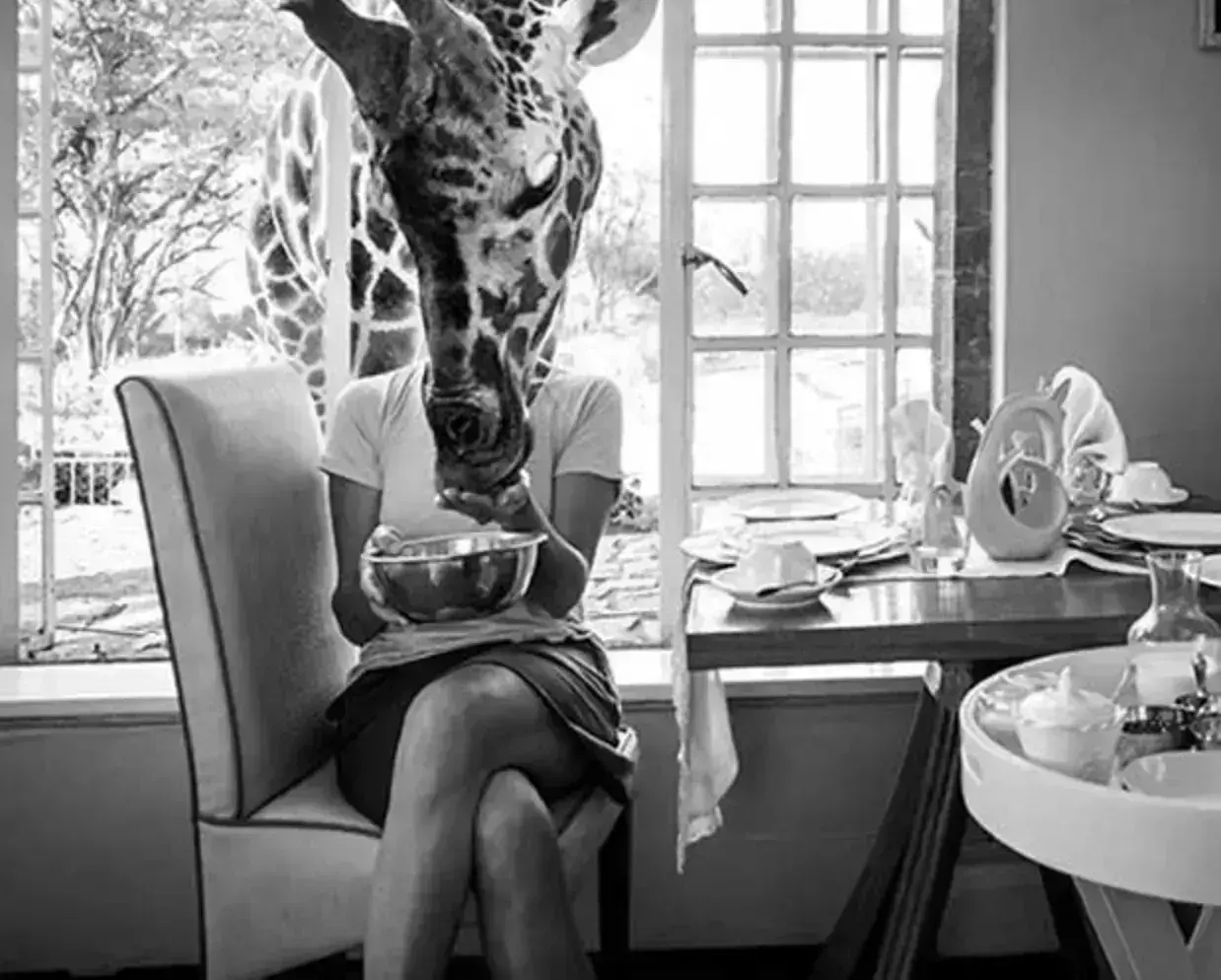 Giraffe Manor Balcony