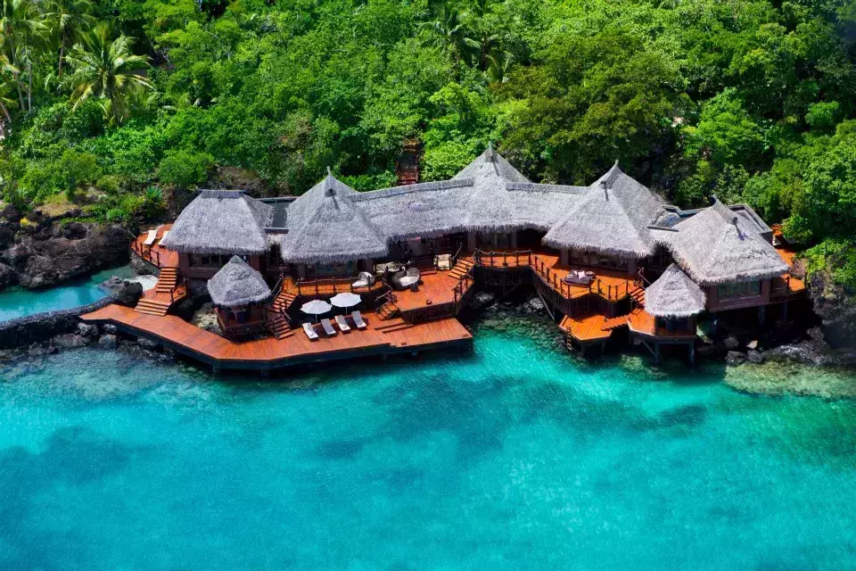 private island resort bubble
